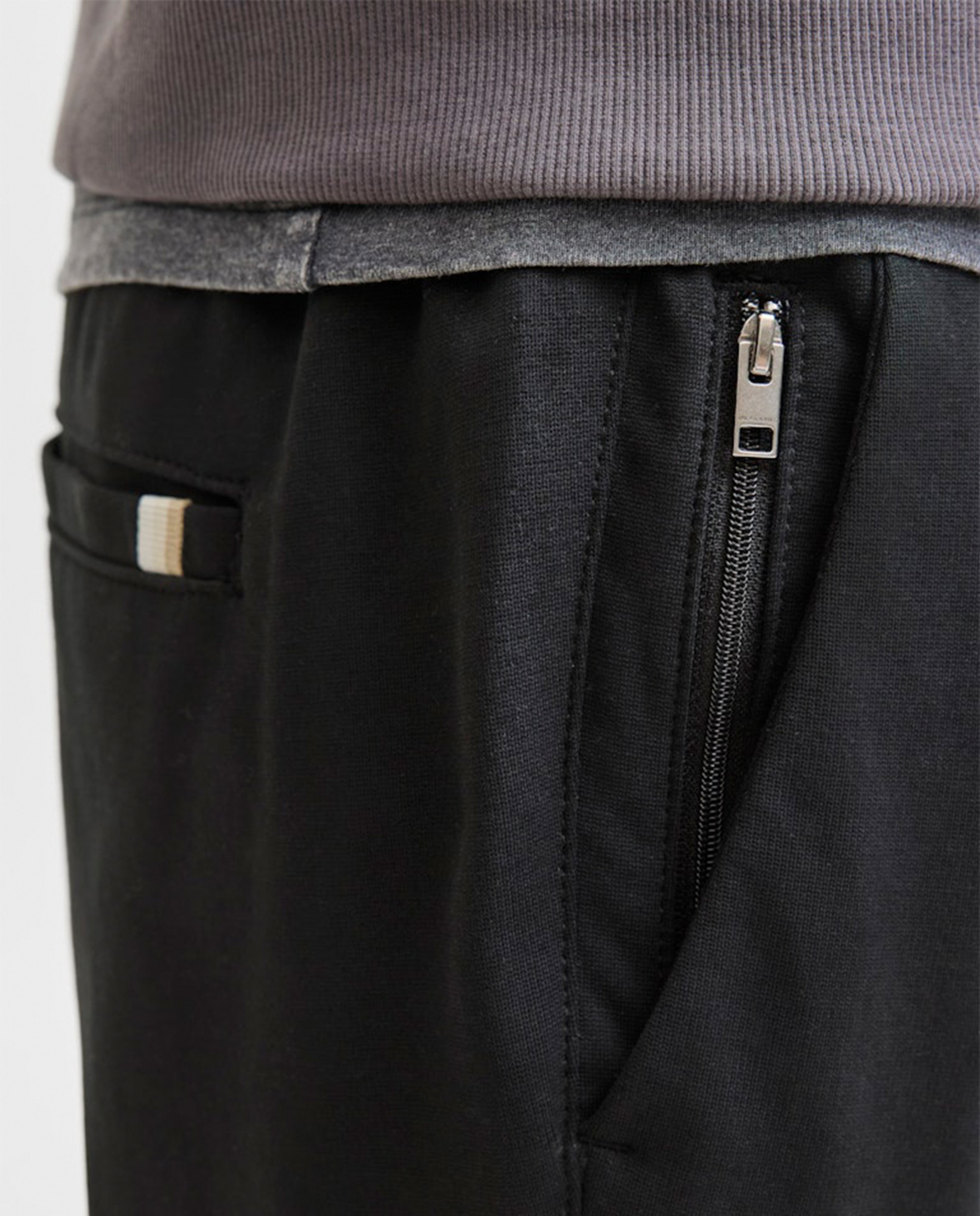 Joggers com Cintura Elástica Preto-5