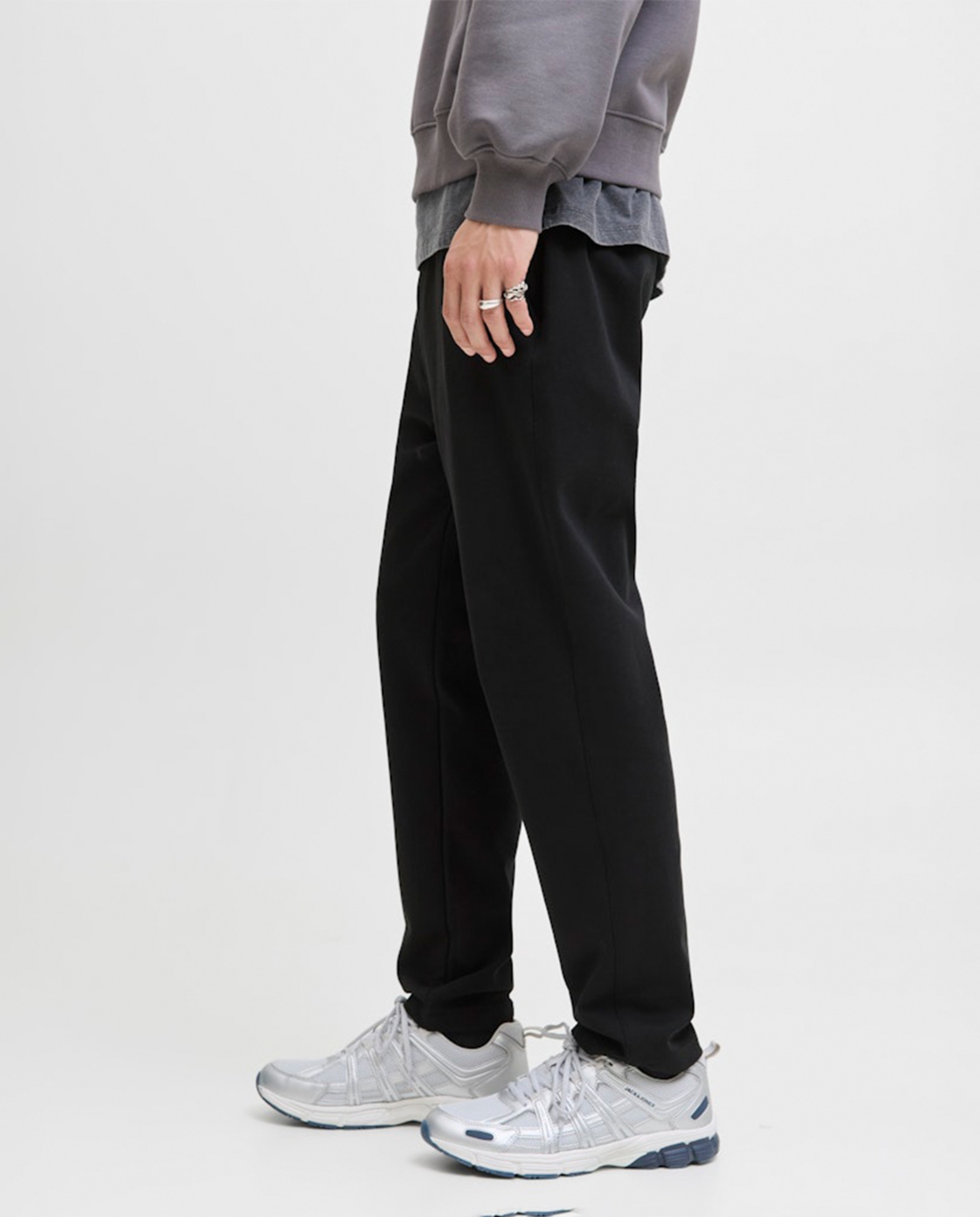 Joggers com Cintura Elástica Preto-4