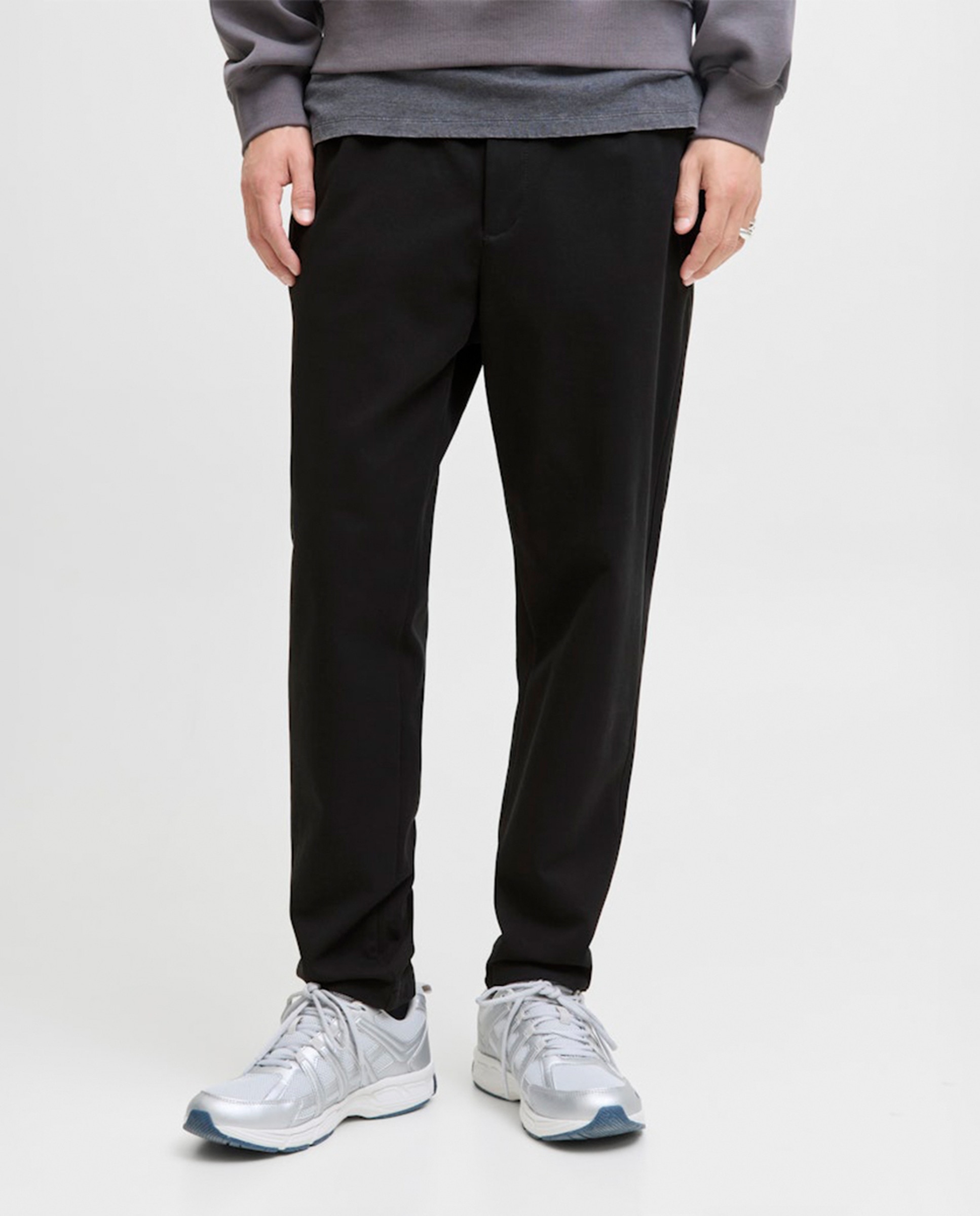 Joggers com Cintura Elástica Preto-2