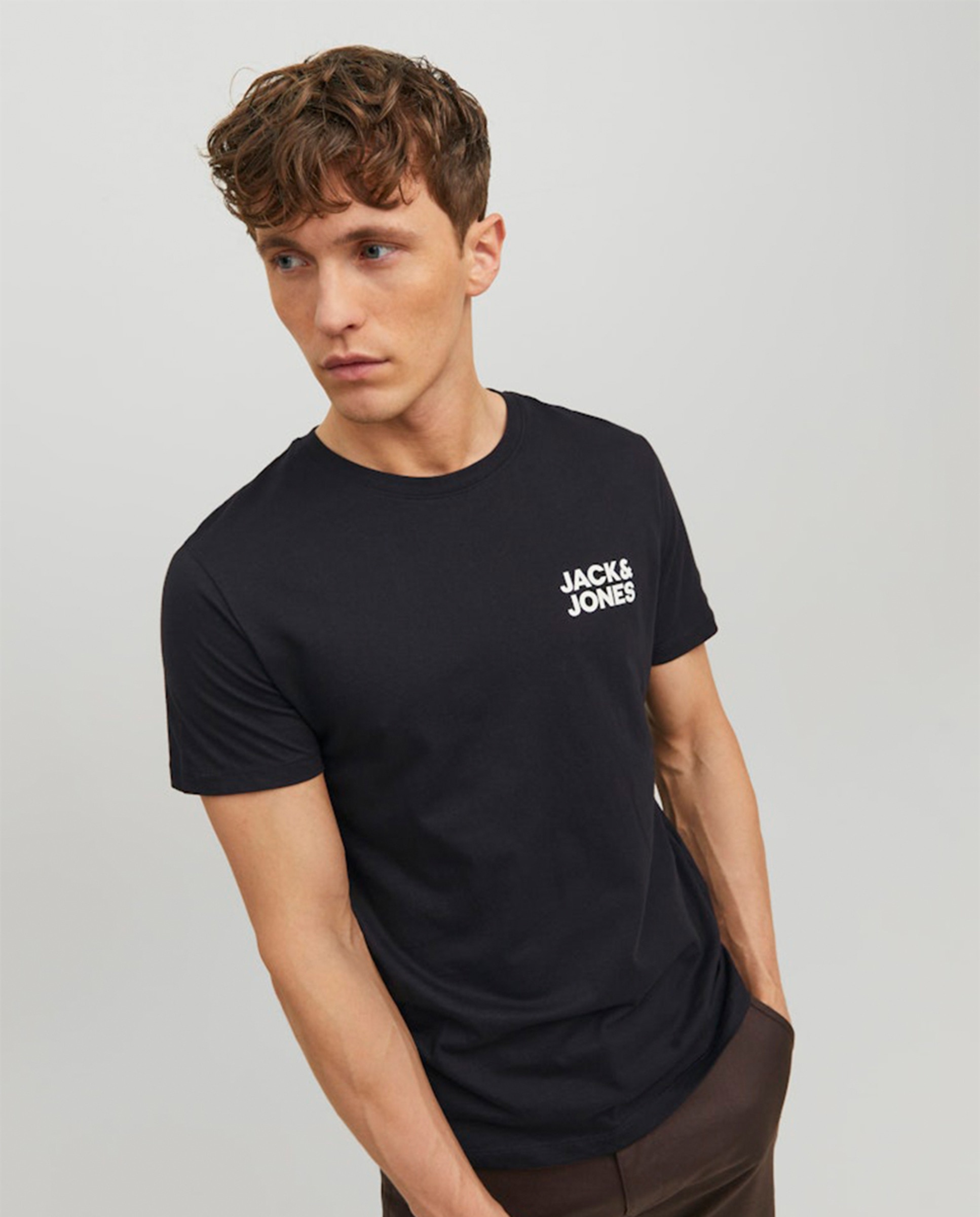 T-shirt de Manga Curta Preto-3
