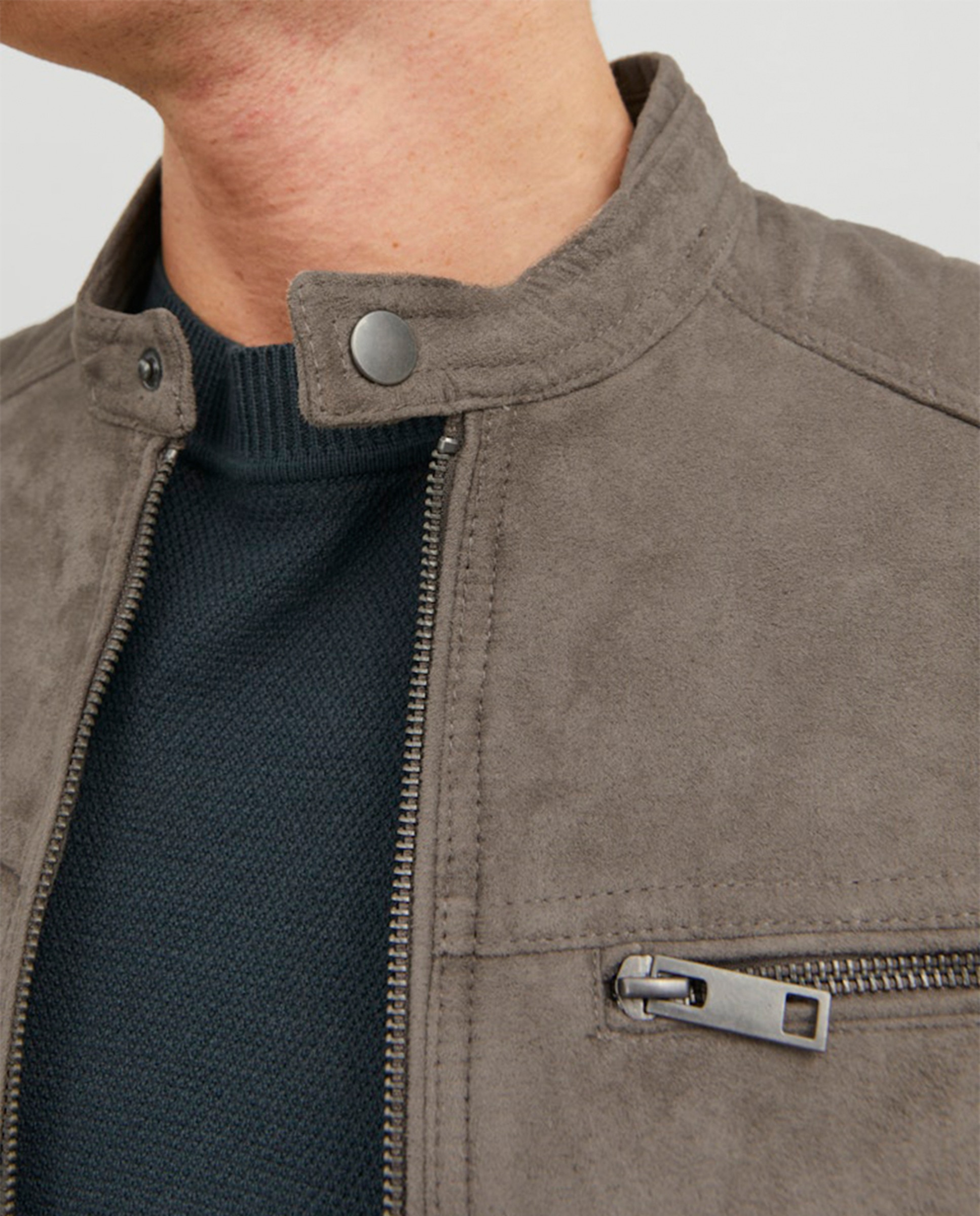 Casaco masculino Jack & Jones preto Taupe-3