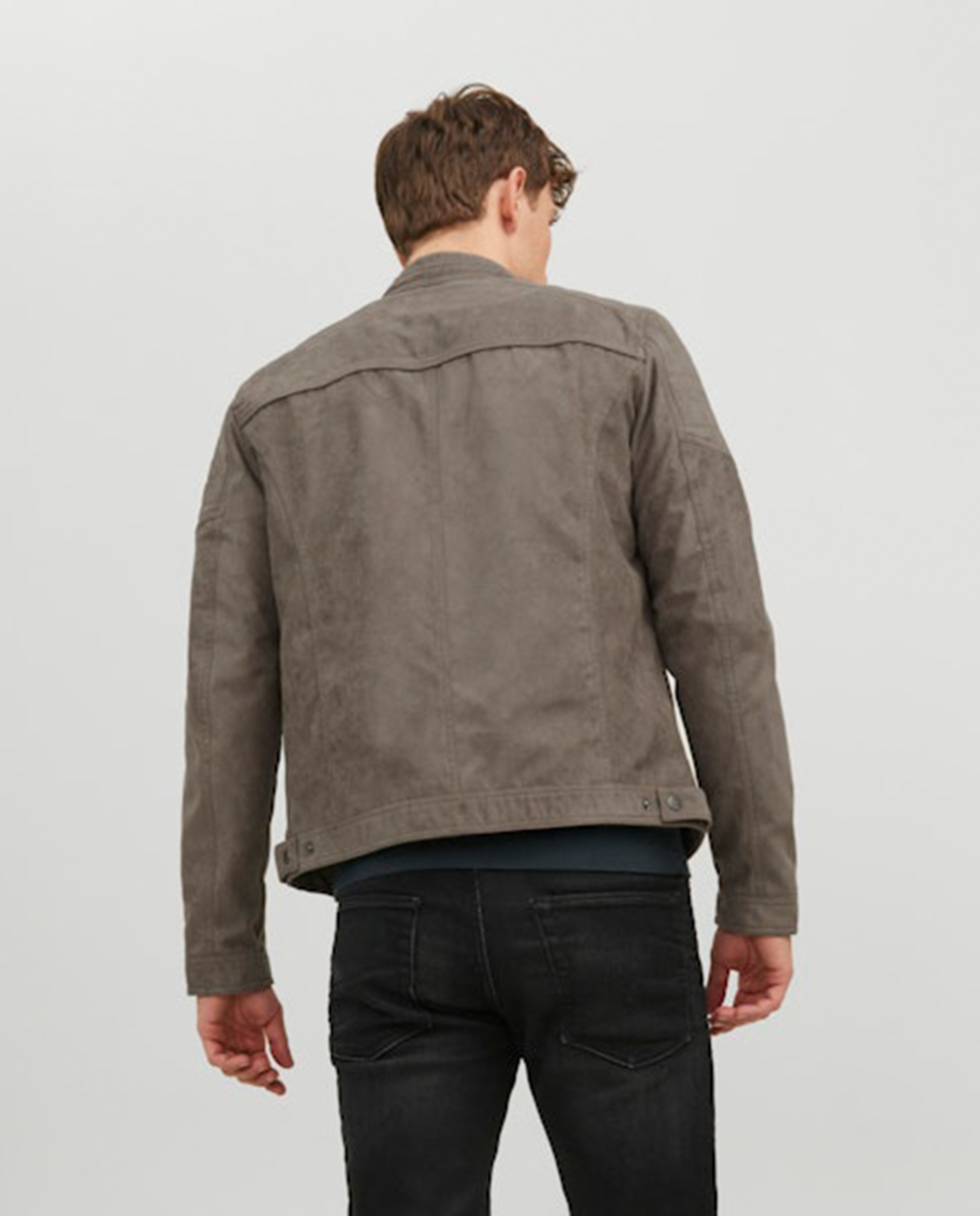 Casaco masculino Jack & Jones preto Taupe-2