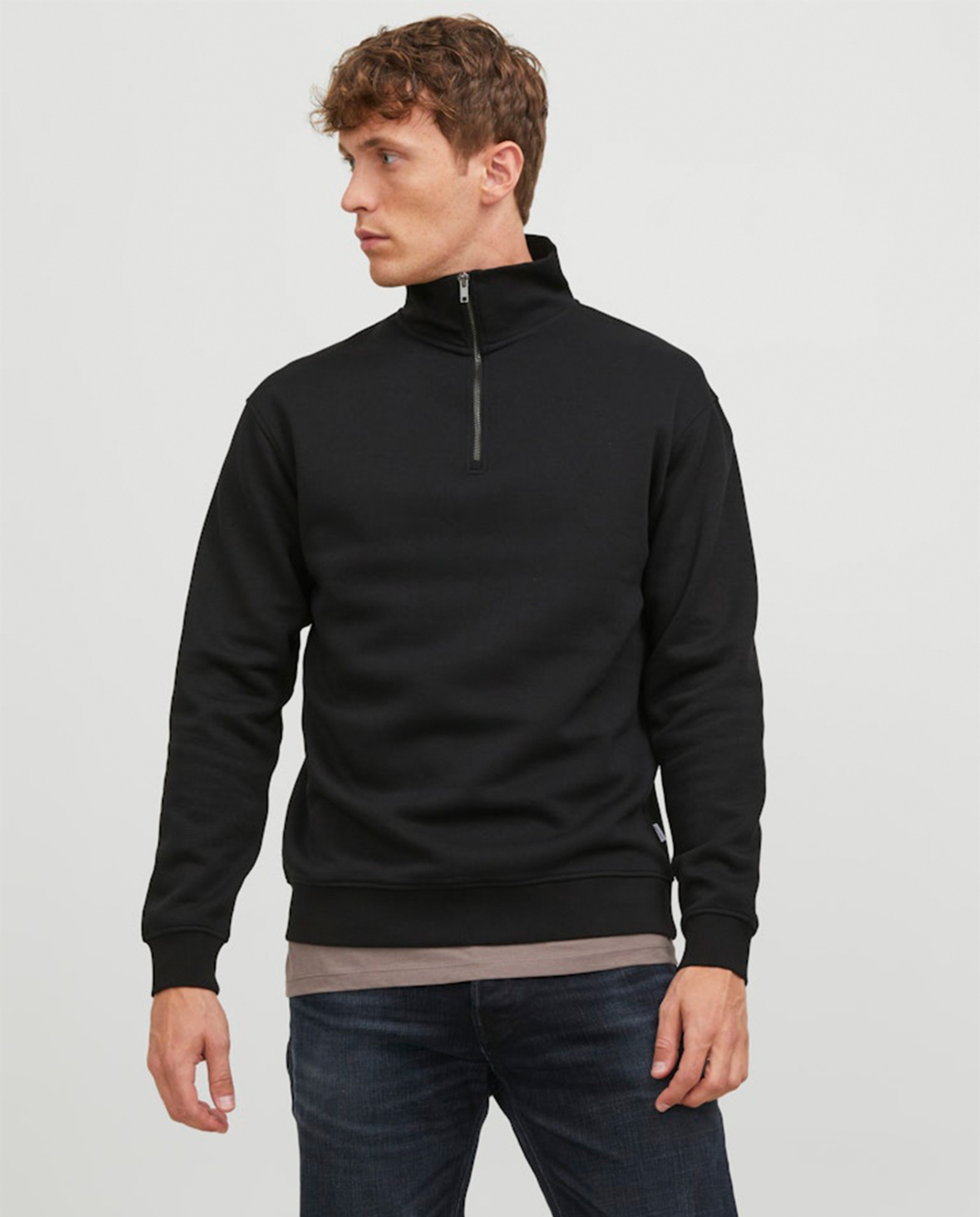 Imagem 0 de Sweatshirt com Gola Alta e Fecho de Correr