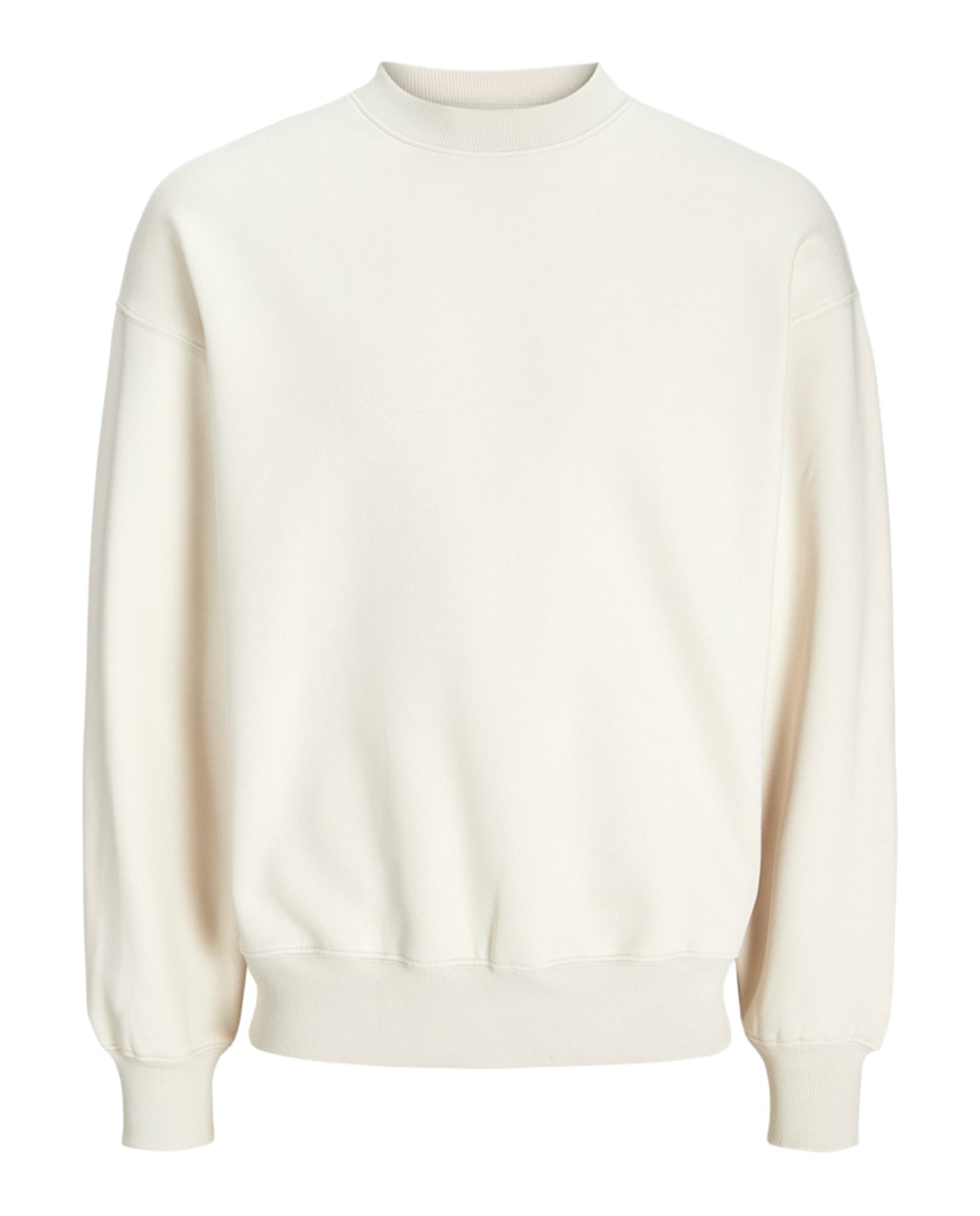 Sweatshirt Lisa de Manga Comprida e Gola Redonda Bege-6