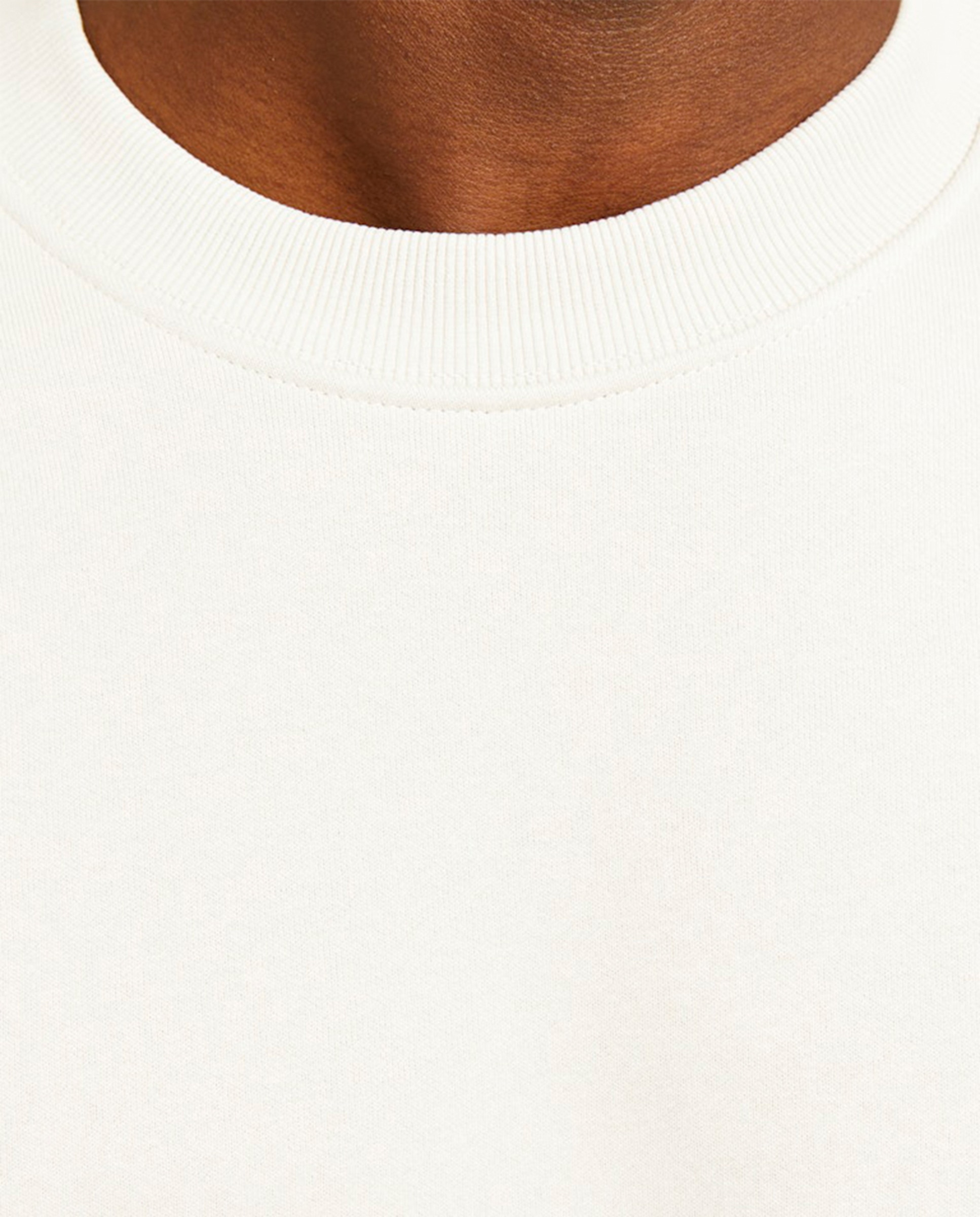 Sweatshirt Lisa de Manga Comprida e Gola Redonda Bege-5