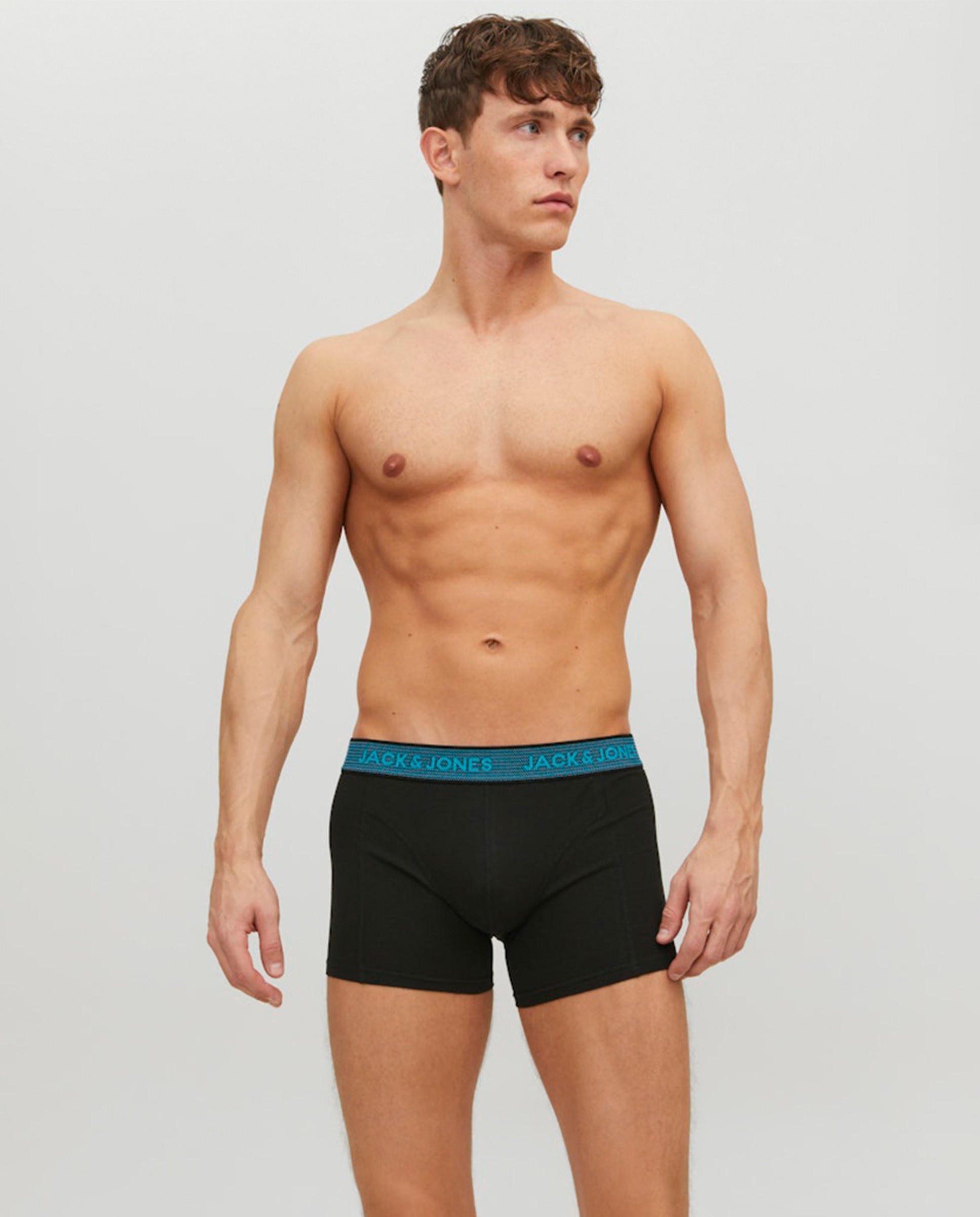 Pack de 3 Boxers de Algodão Preto-2