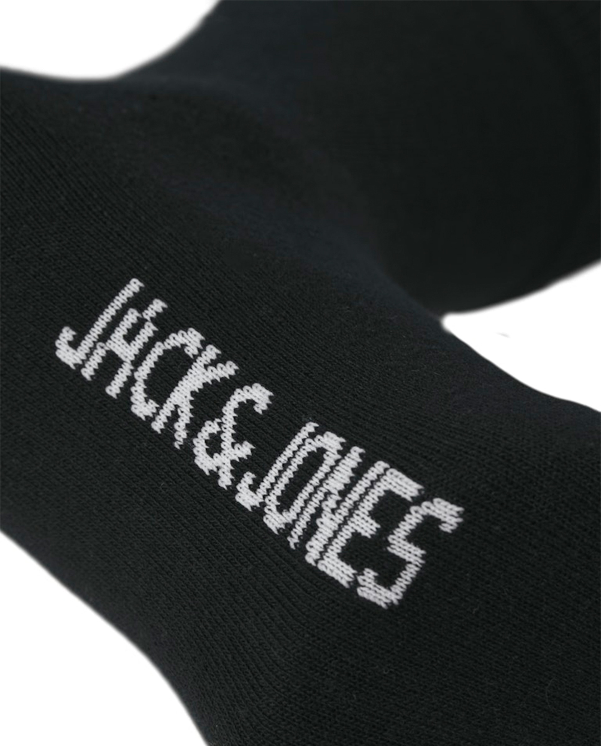 Calcetin de entrenamiento caña alta pack de tres pares - Jack & Jones - Negro Negro-2