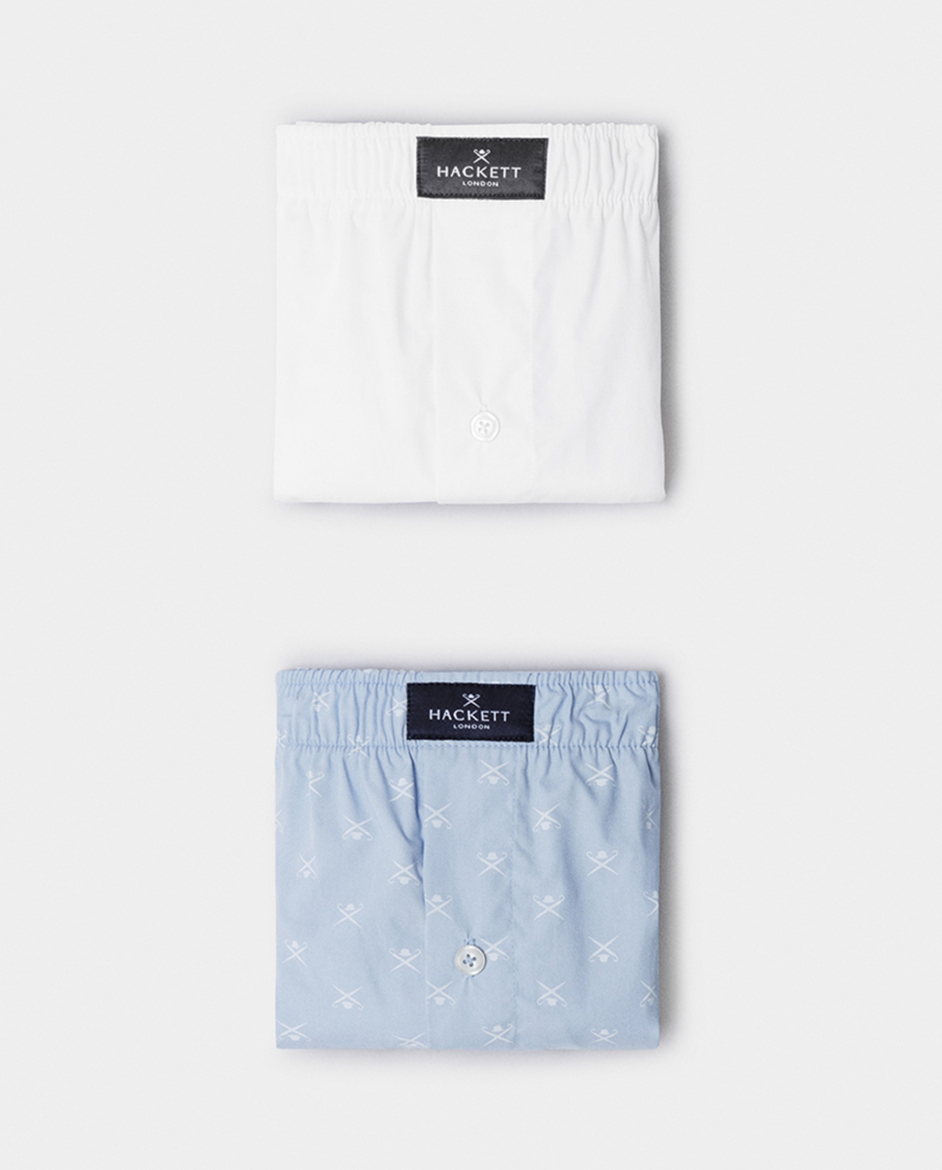 Pack de Dois Boxers de Tecido Azul-4
