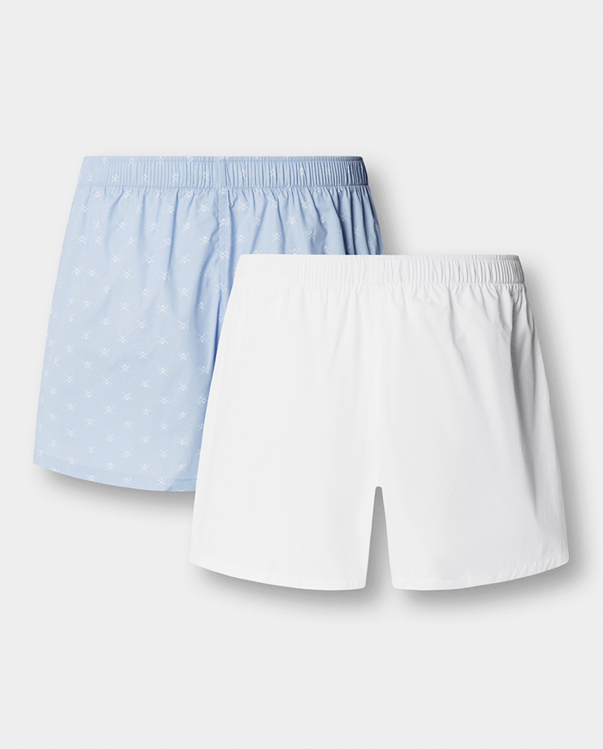 Pack de Dois Boxers de Tecido Azul-3