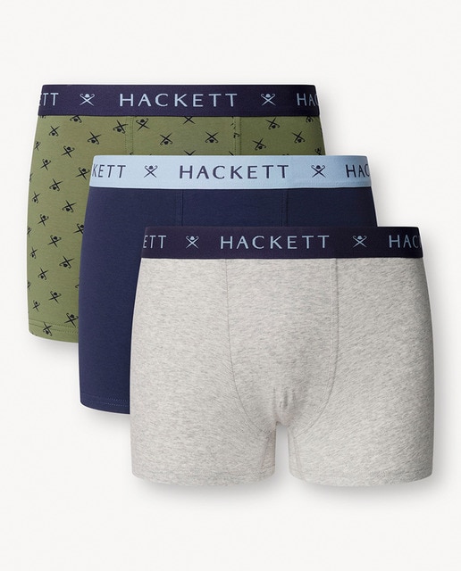 Imagem 0 de Pack de Três Boxers de Malha Combinados