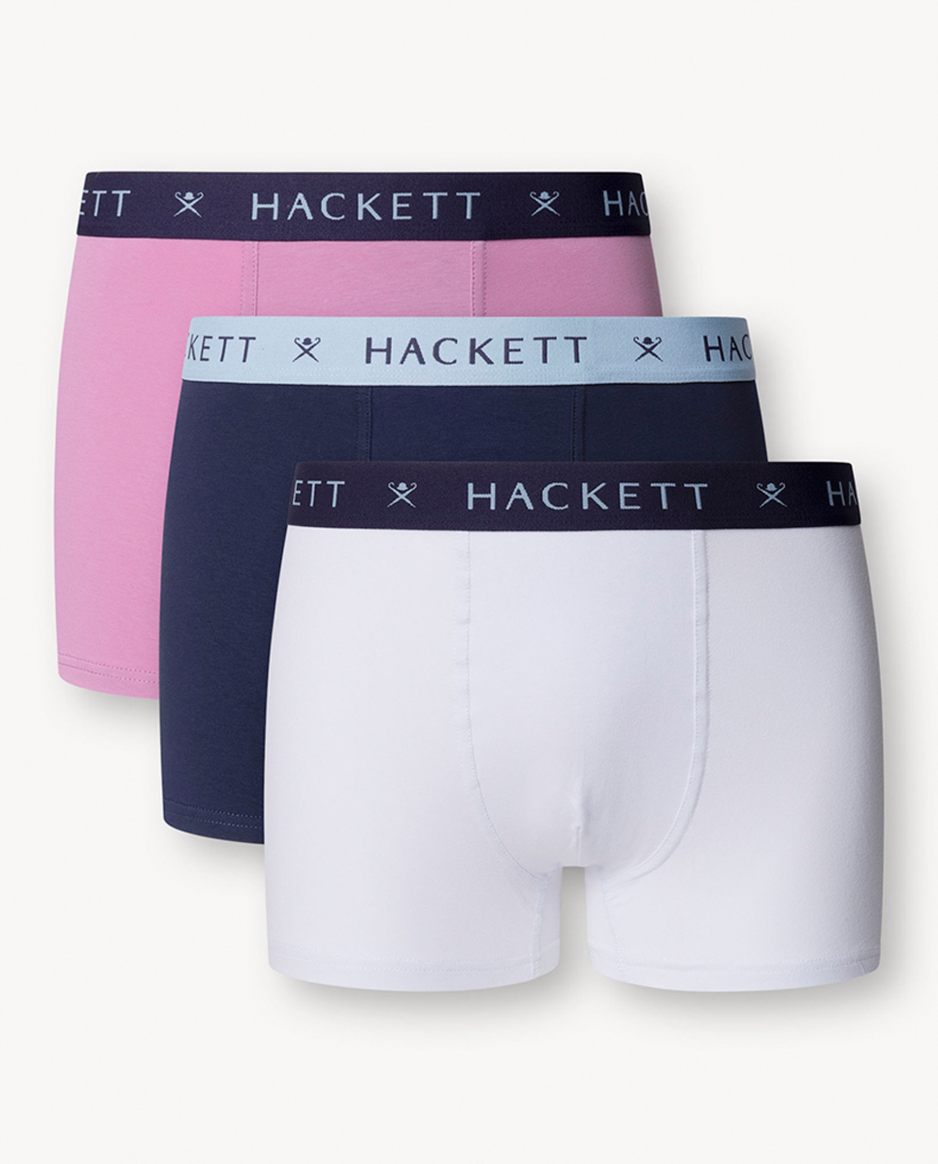 Imagem 0 de Pack de Três Boxers de Malha Combinados