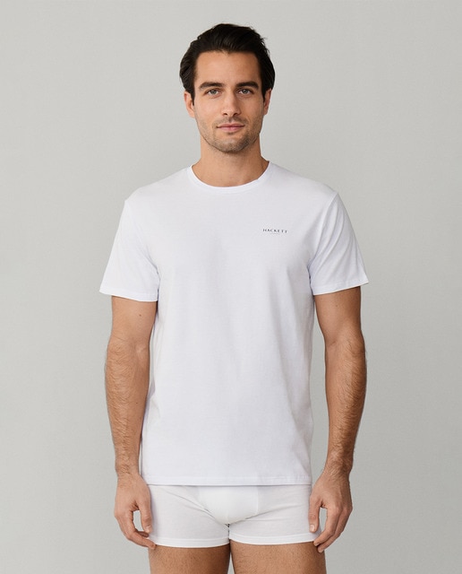 Imagem 0 de T-shirt de Manga Curta em Algodão com Logótipo da Marca no Peito