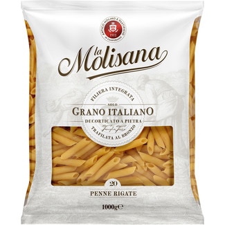 penne rigate N.20 Trafilata al Bronzo paquete 1 kg - La Molisana