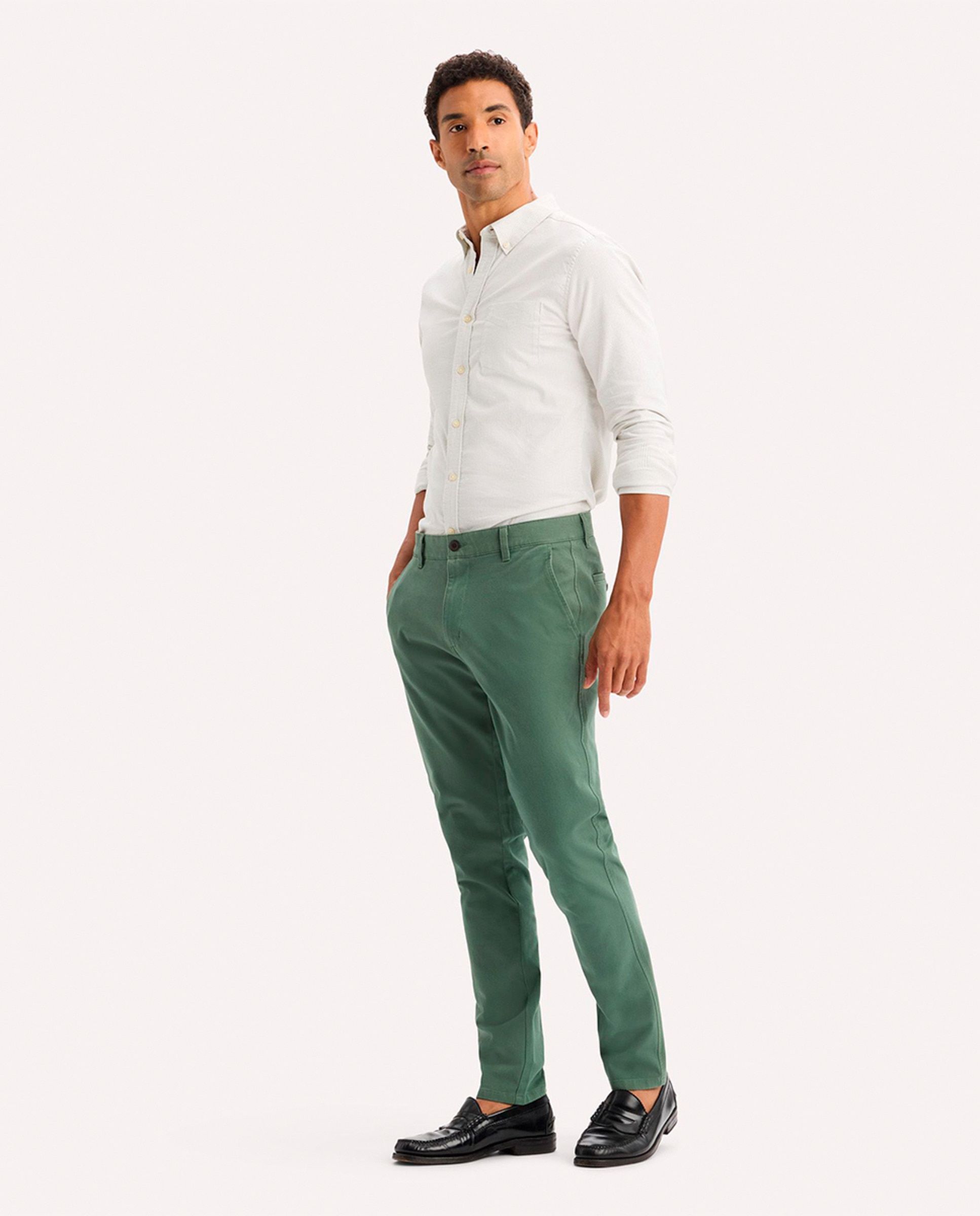 Imagem 0 de Calças Chino Casual de Corte Skinny