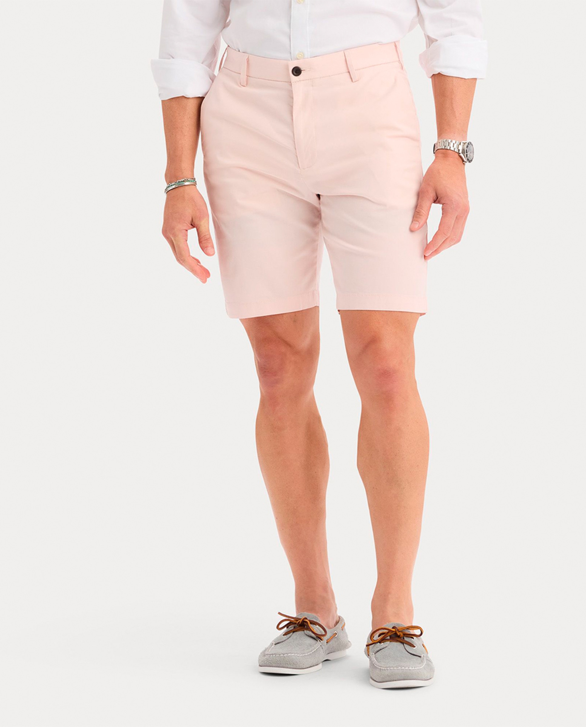 Imagem 0 de Calções Slim em Tecido Elástico Leve