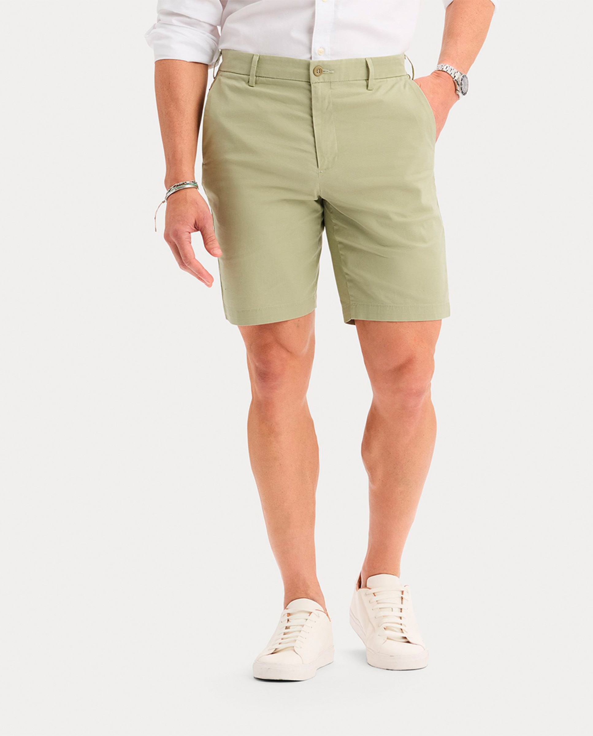 Imagem 0 de Calções Slim em Tecido Elástico Leve