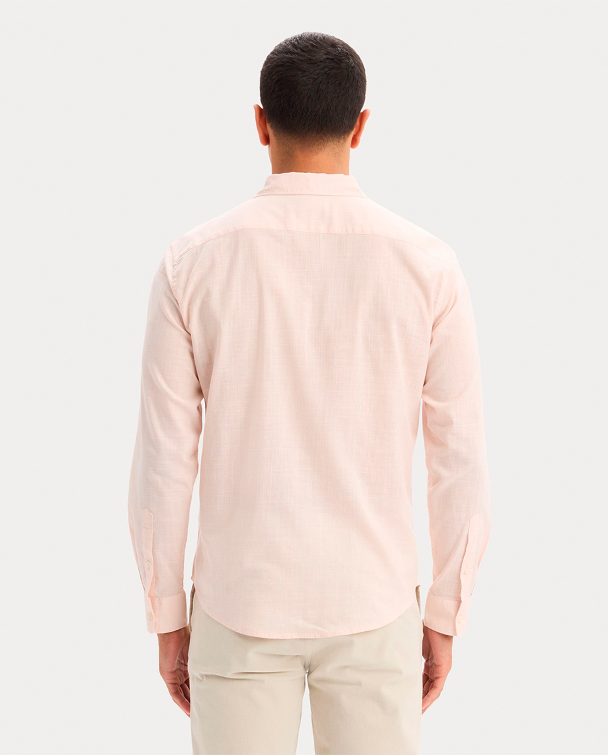 Camisa de Manga Comprida Laranja-2