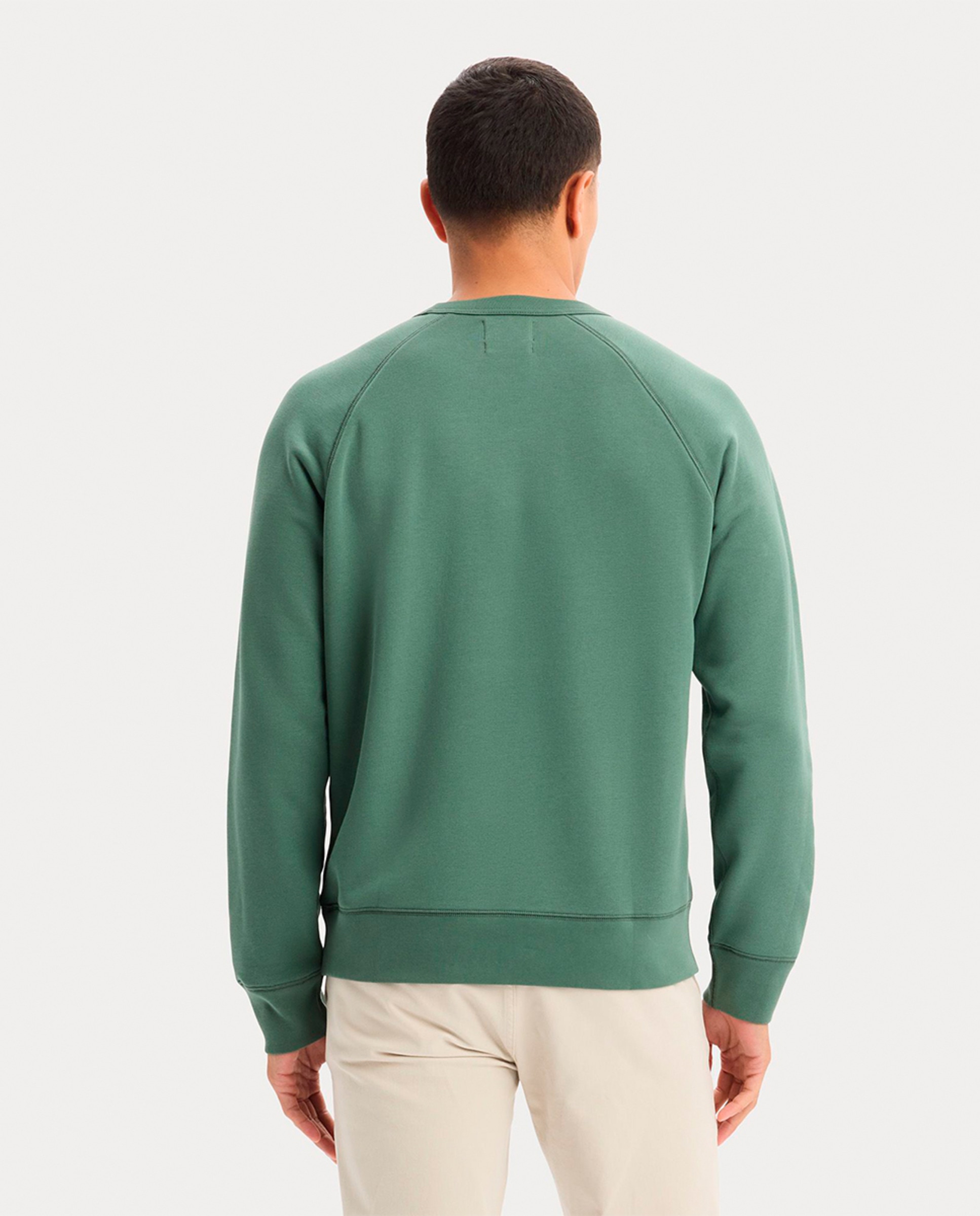 Sweatshirt de Manga Comprida e Decote Redondo com Logótipo Azul-marinho-2