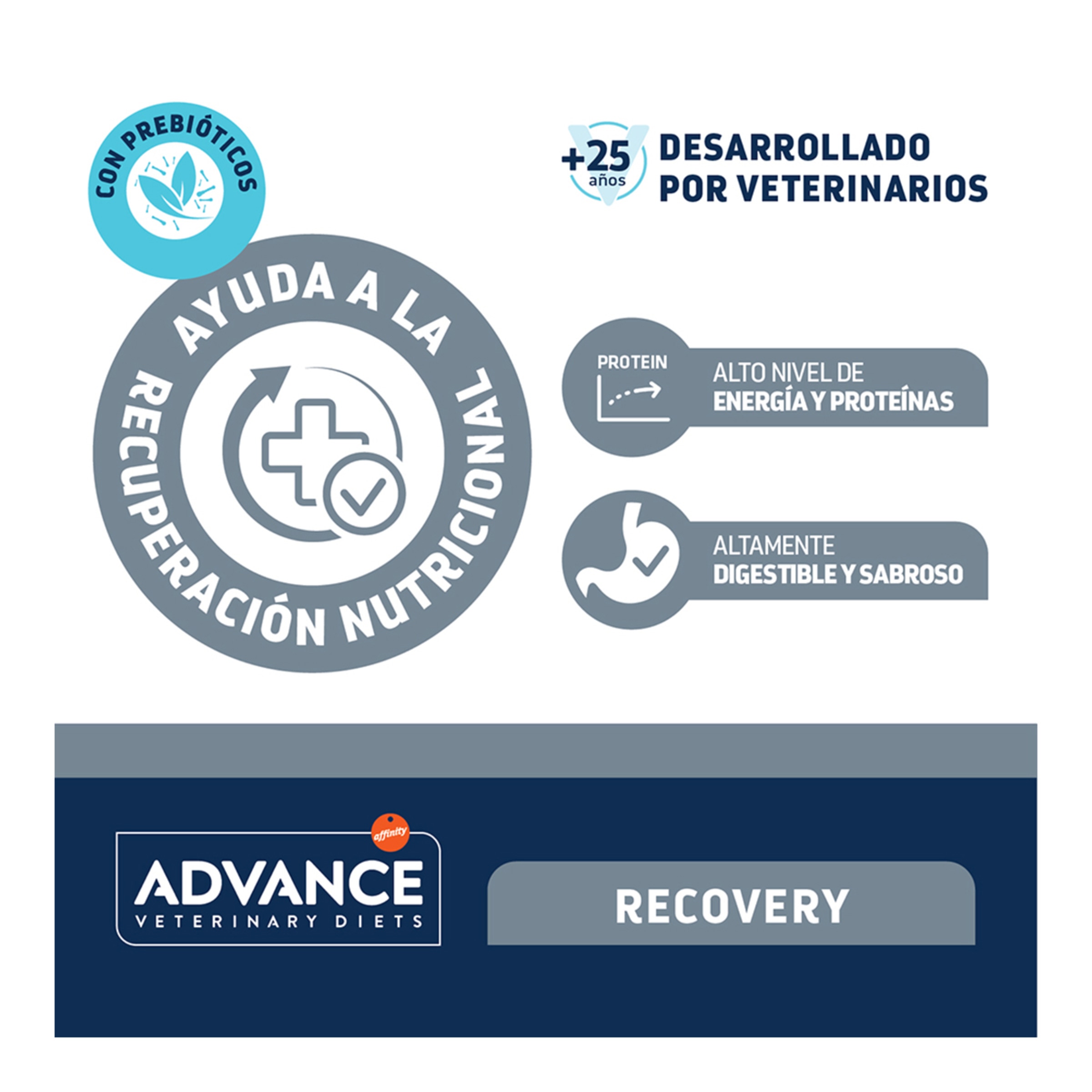 Comida húmeda para perros y gatos adultos Advance Recuperación Dietas Veterinarias pollo 100 g 3