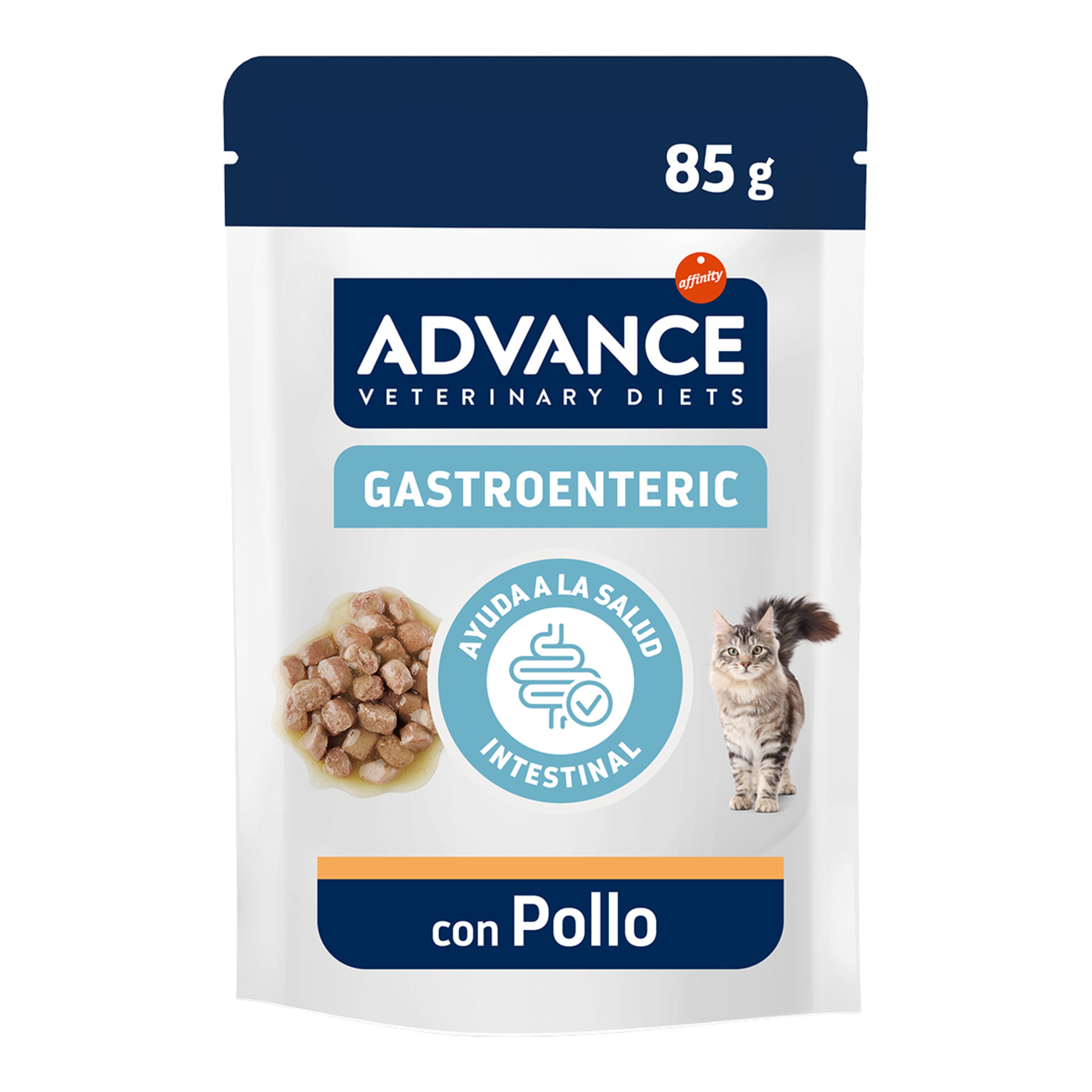 Imagen 0 de Comida húmeda para gatos cachorros y adultos Advance Gastro Intestinal Dietas Veterinarias pollo 85 g