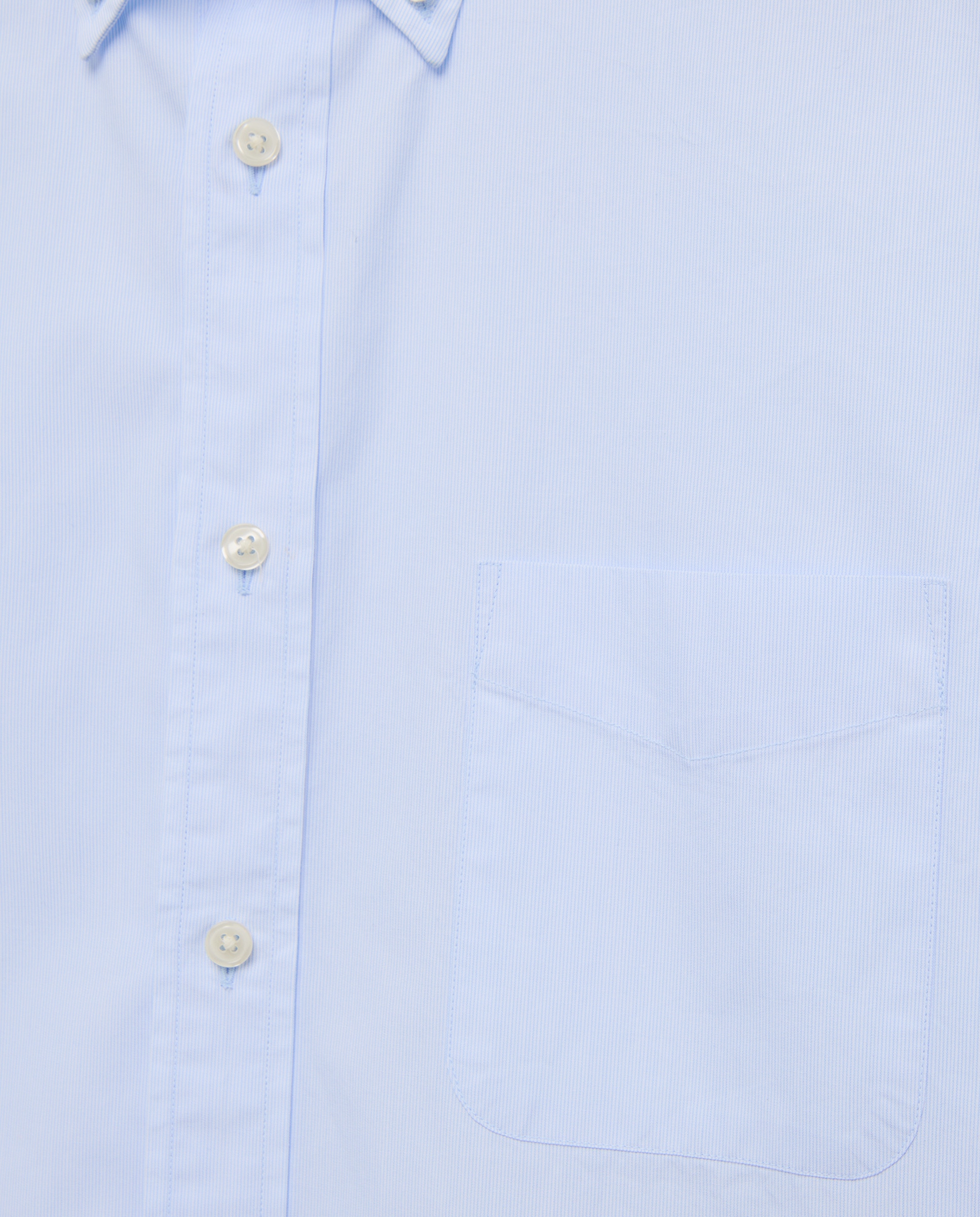 Camisa Casual de Popelina com Manga Curta Celeste-5