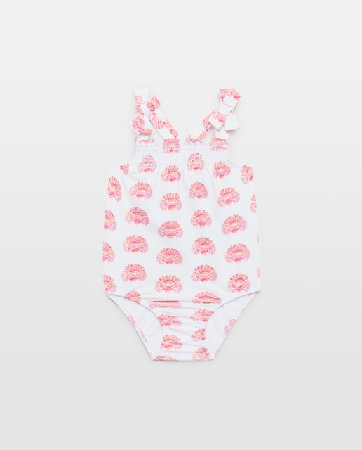 Imagen 0 de Bañador meses smock y lazos sello