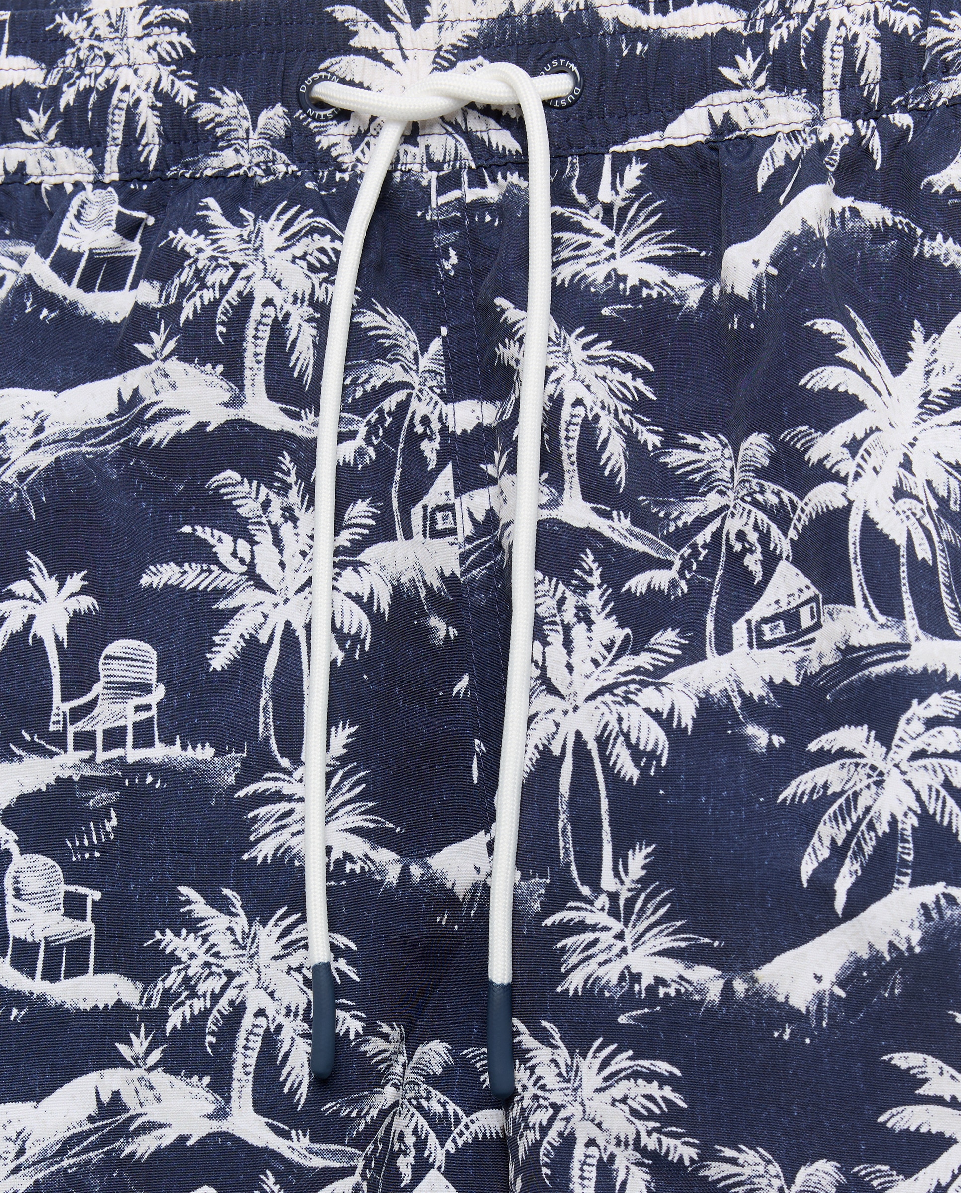 Fato de banho estampado Azul-marinho-4