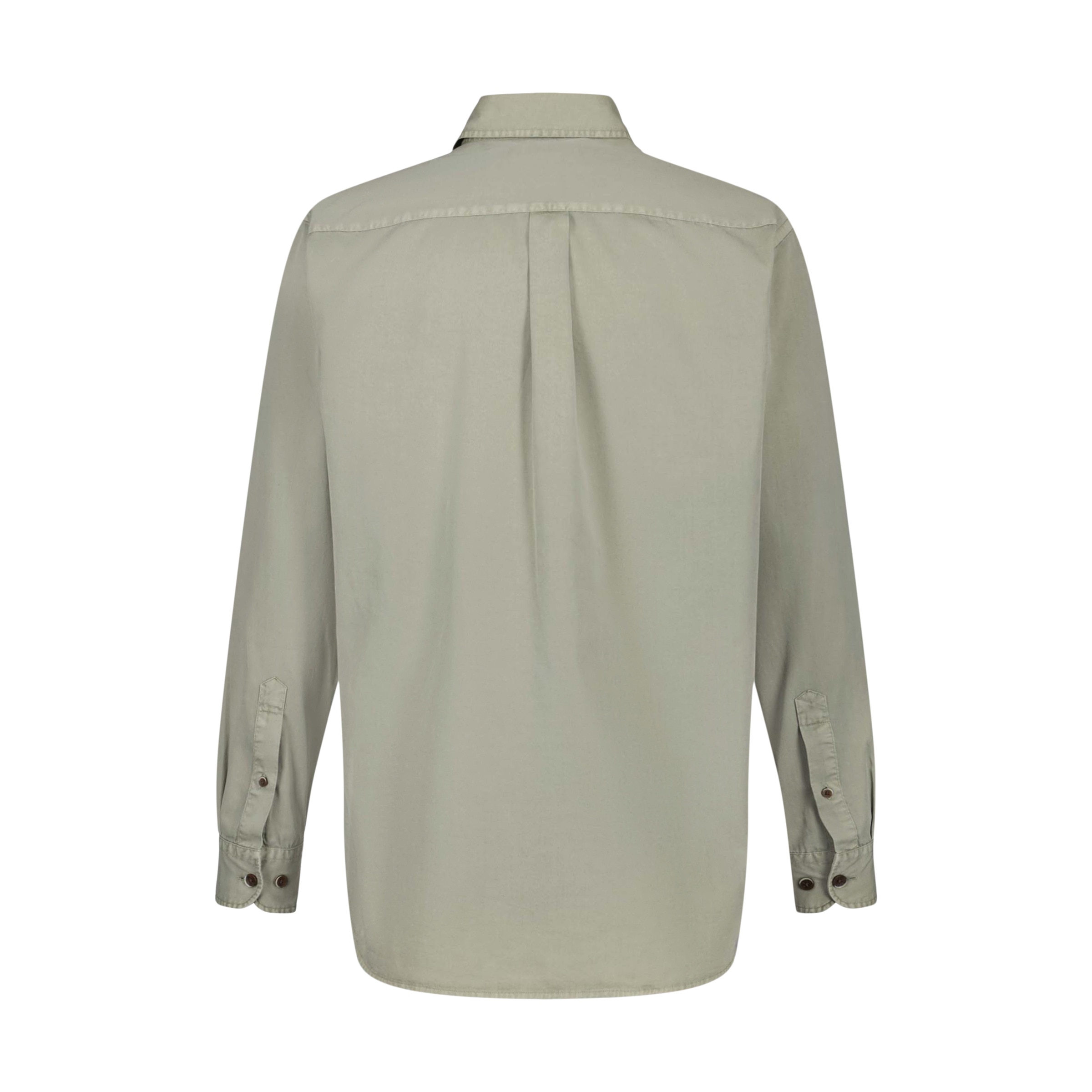 Camisa Estilo Safari de Homem Verde-6