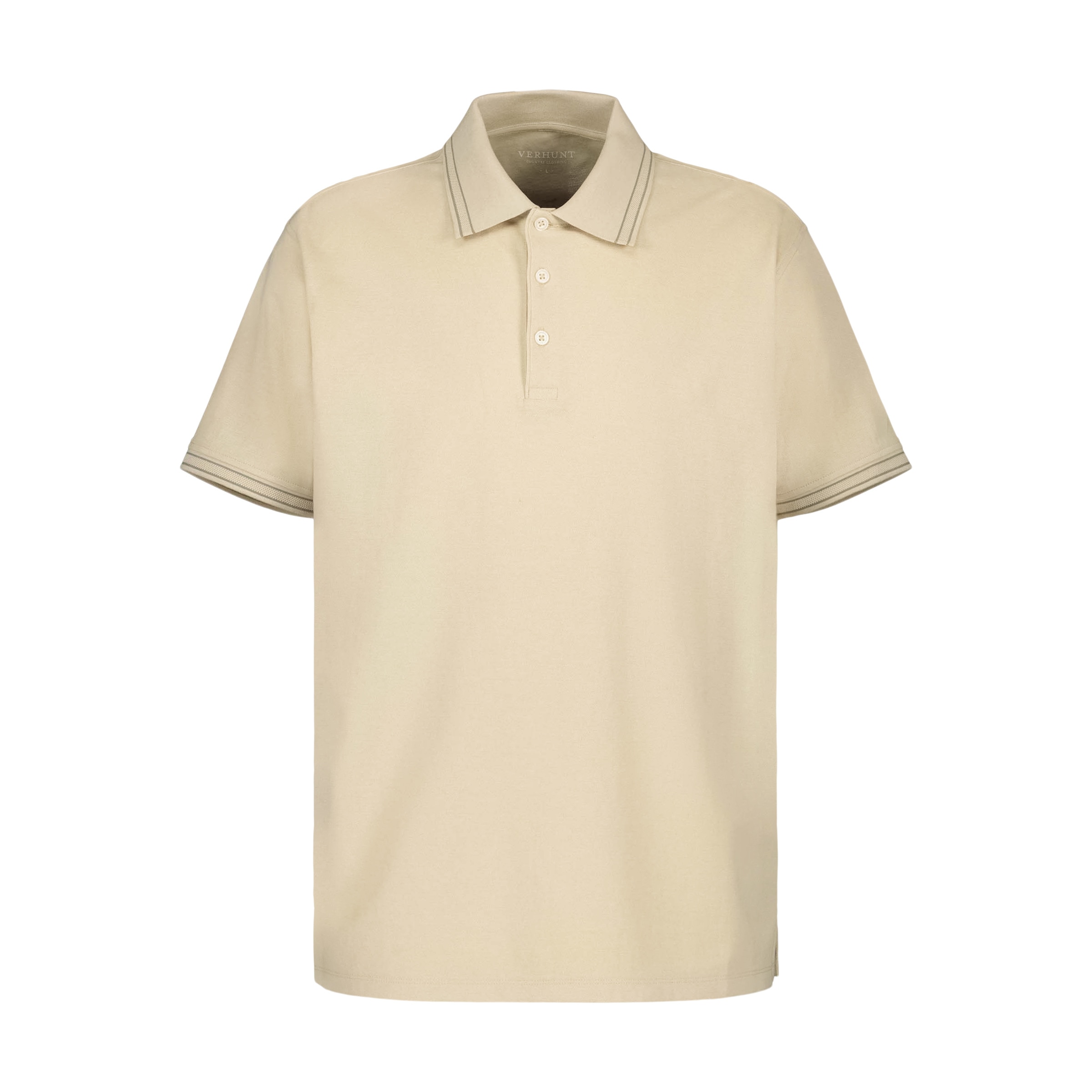 Polo Técnico Coolmax de Homem Bege-5