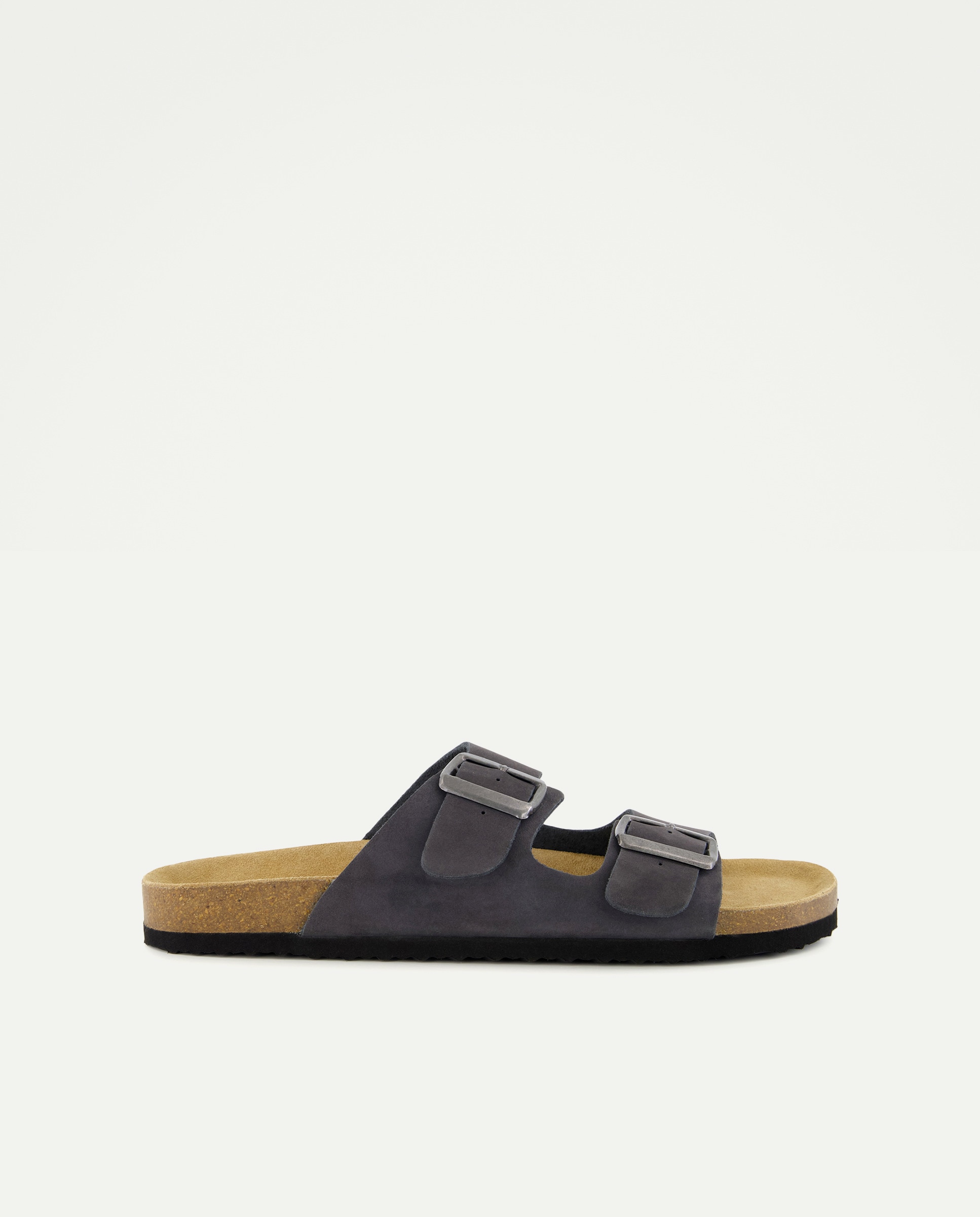 Imagen 0 de Sandalia bio dos hebillas de piel con piso de goma