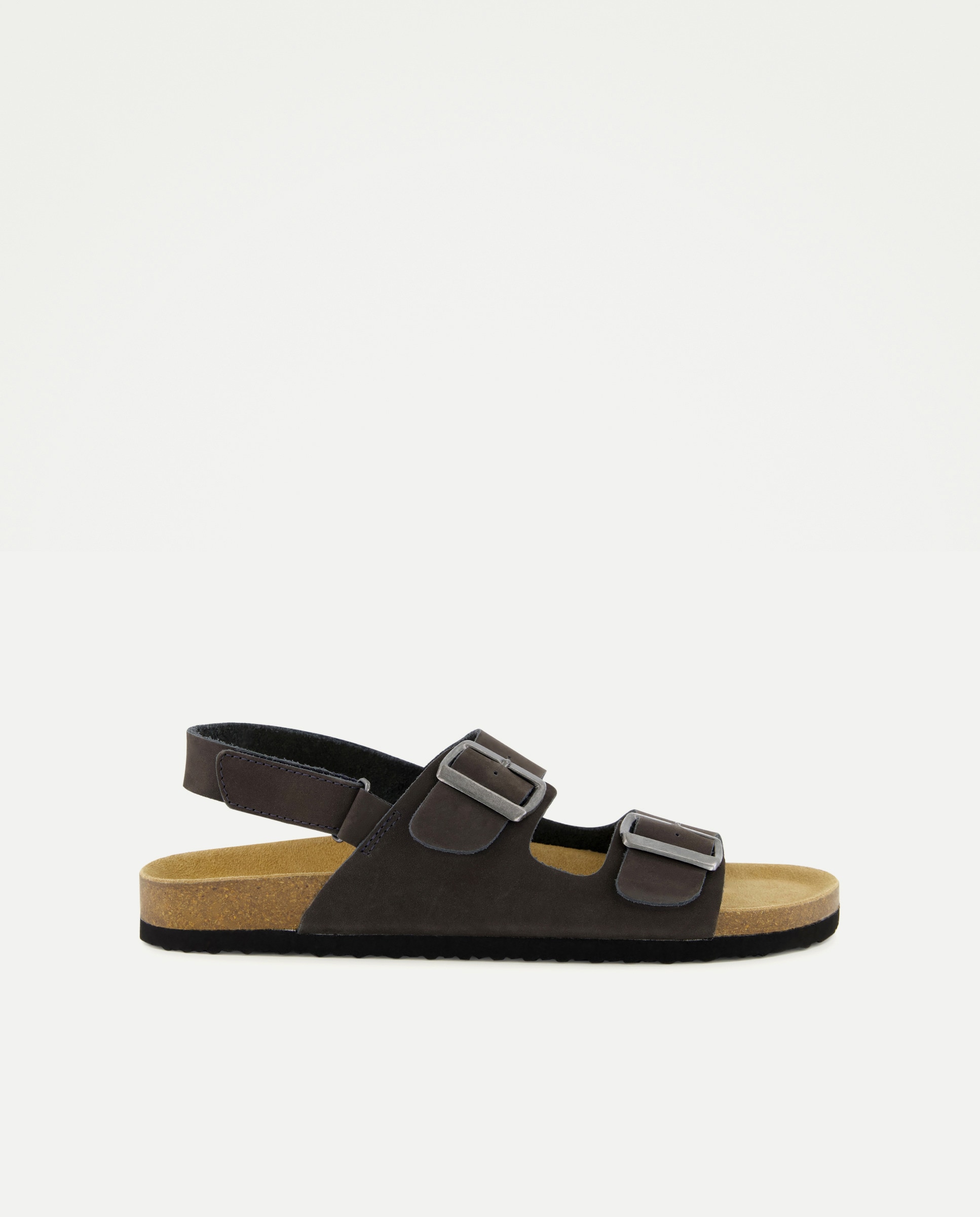 Imagen 0 de Sandalia bio dos hebillas con trasera de piel con piso de goma