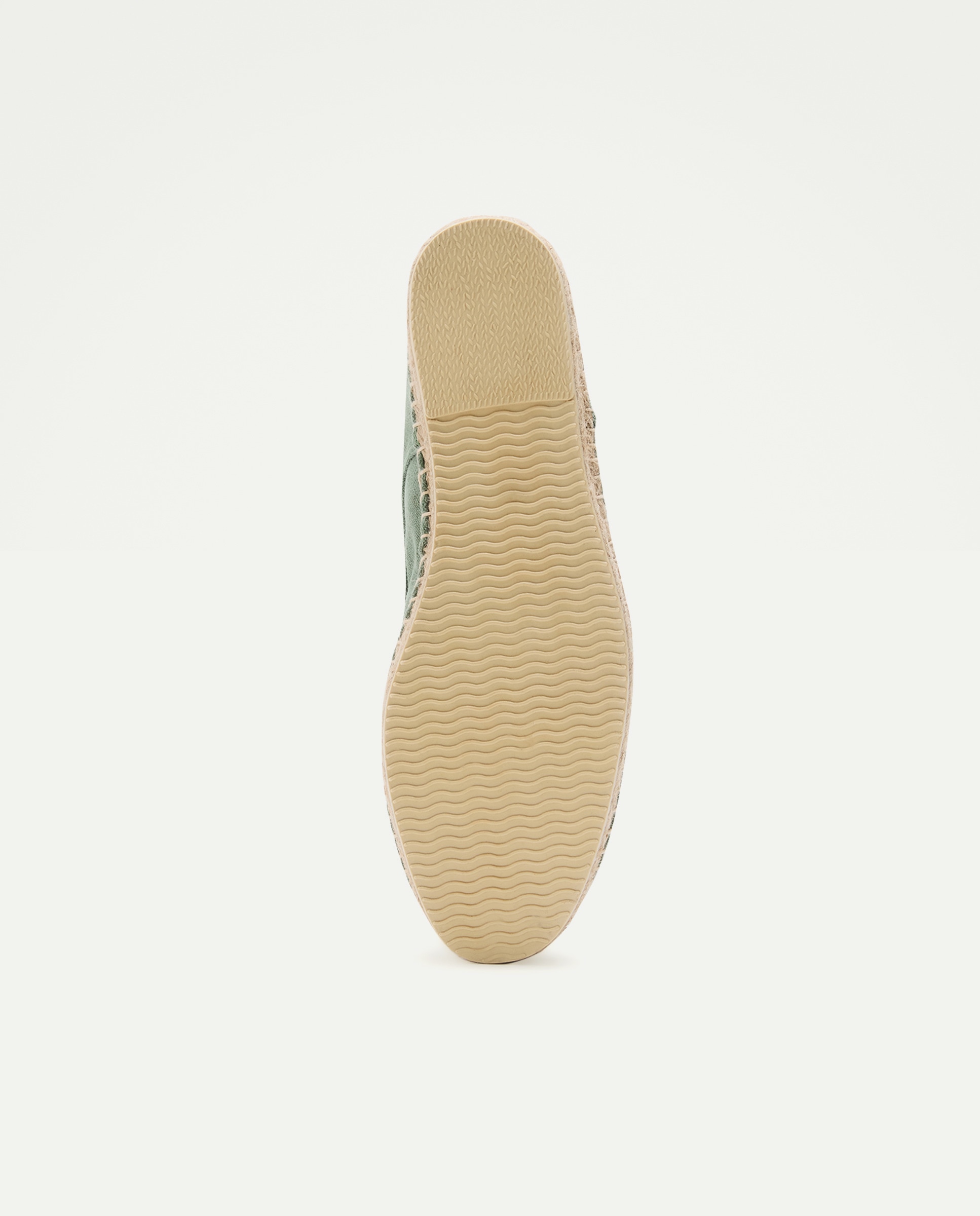 Zapato cordones lona de hombre con piso de yute 520 Kaki-6