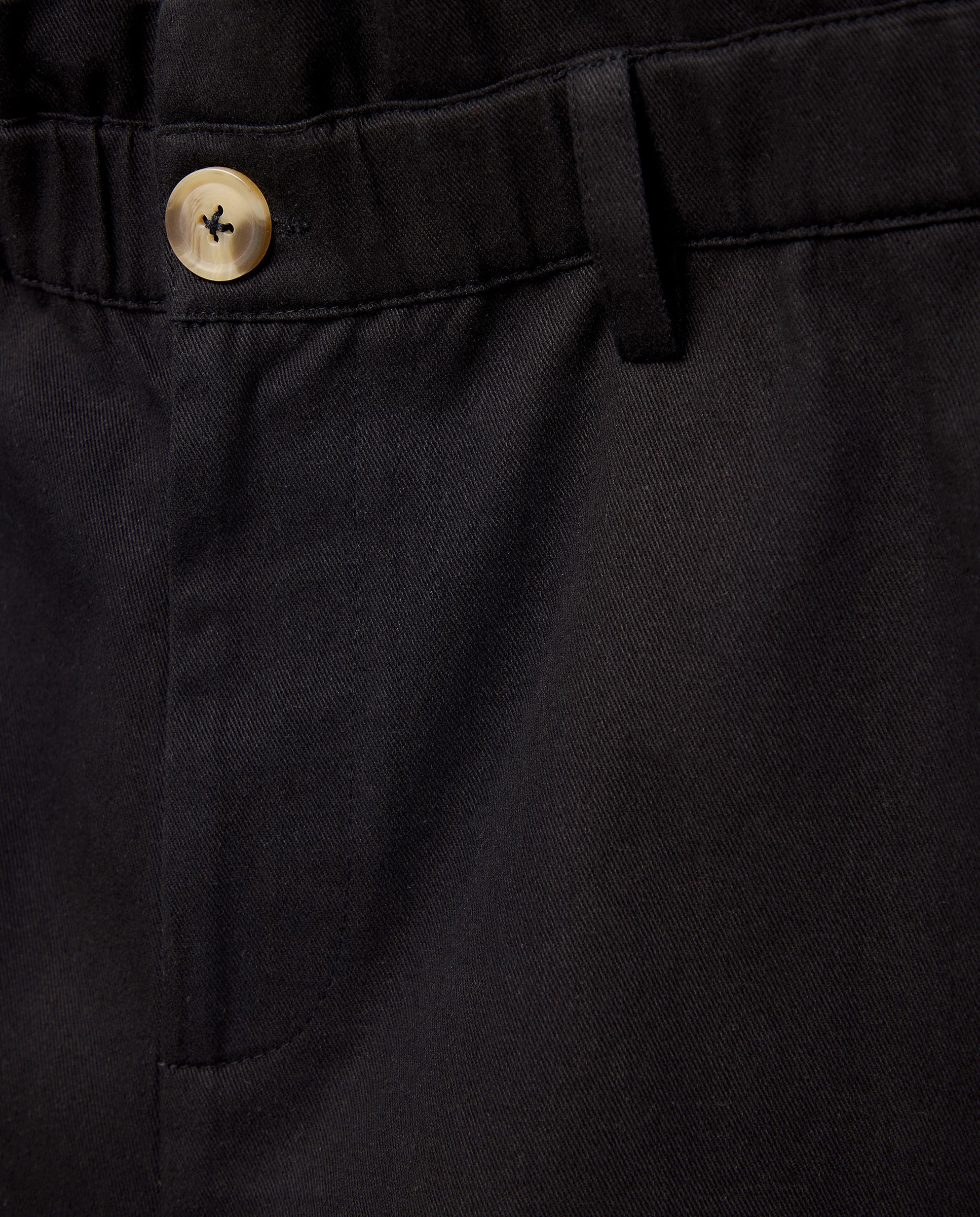 Shorts de mujer con cintura elástica Negro-5