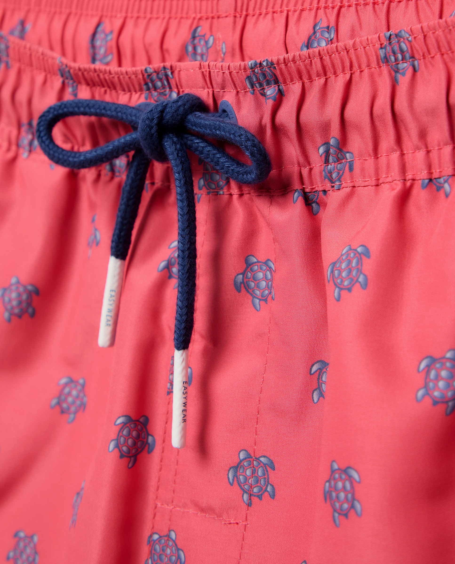 Calções de Banho Estampados Vermelho-4
