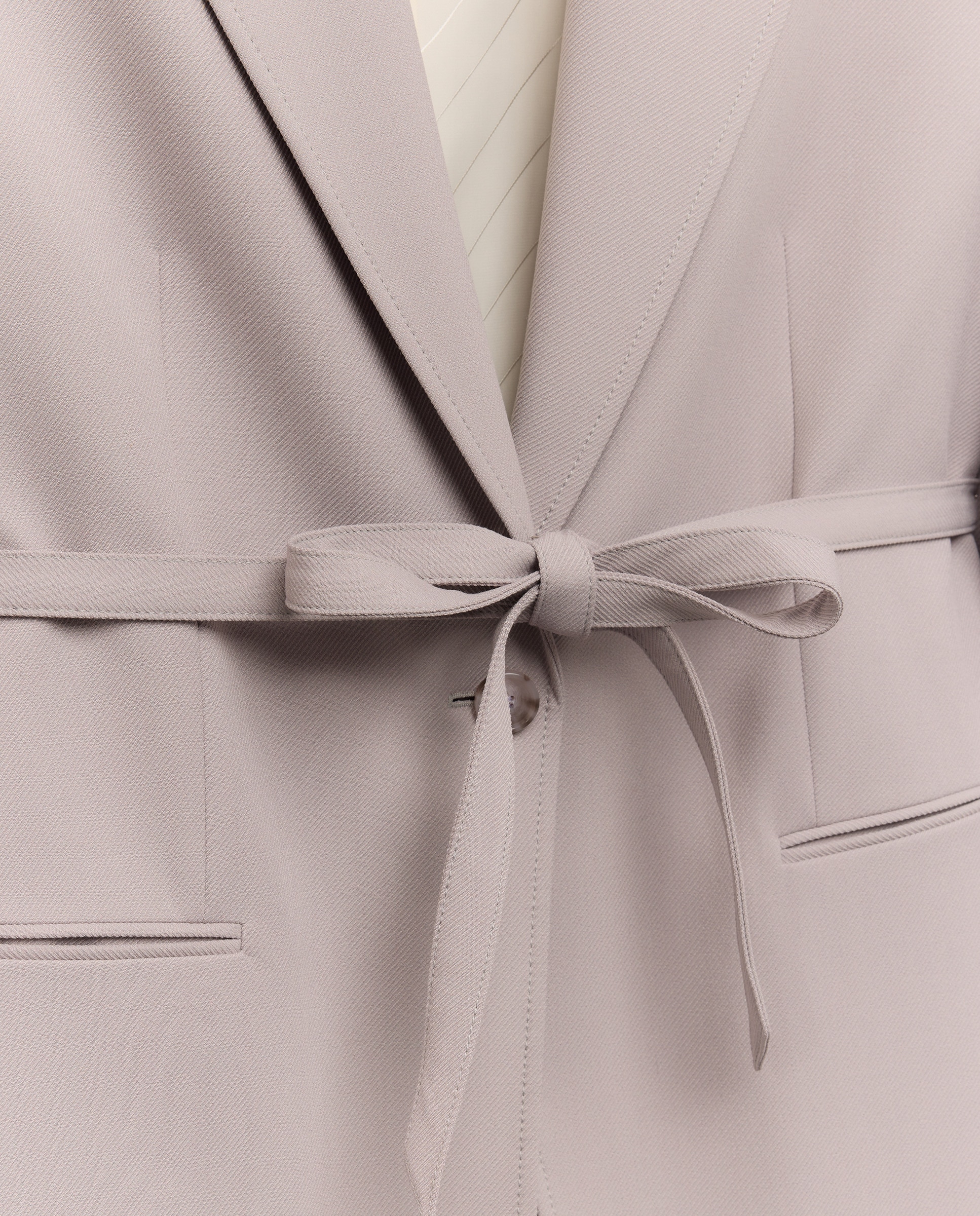 Blazer Relaxed de Manga Comprida Roxo-5