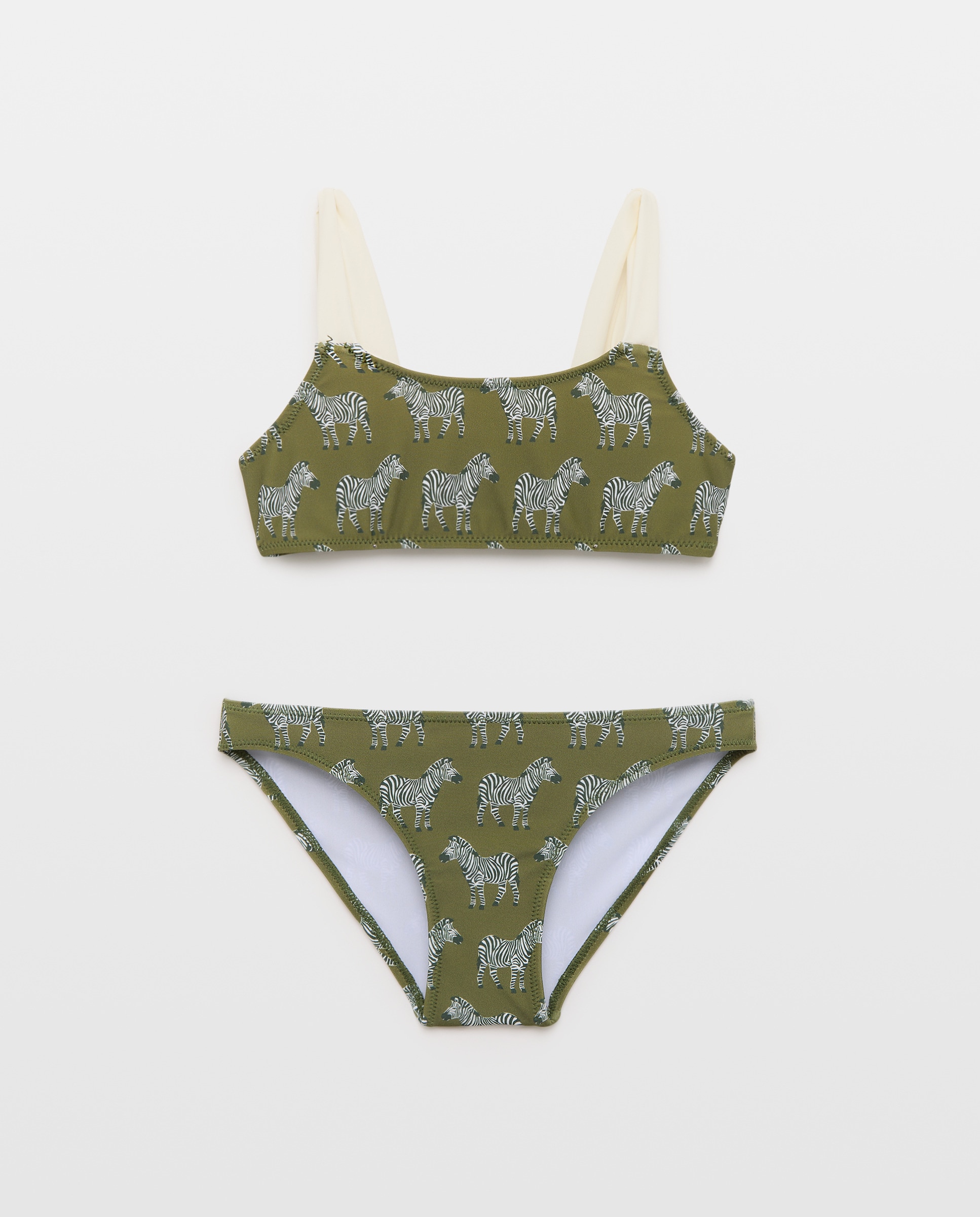 Biquíni com Estampado Kids El Corte Inglés Verde-4