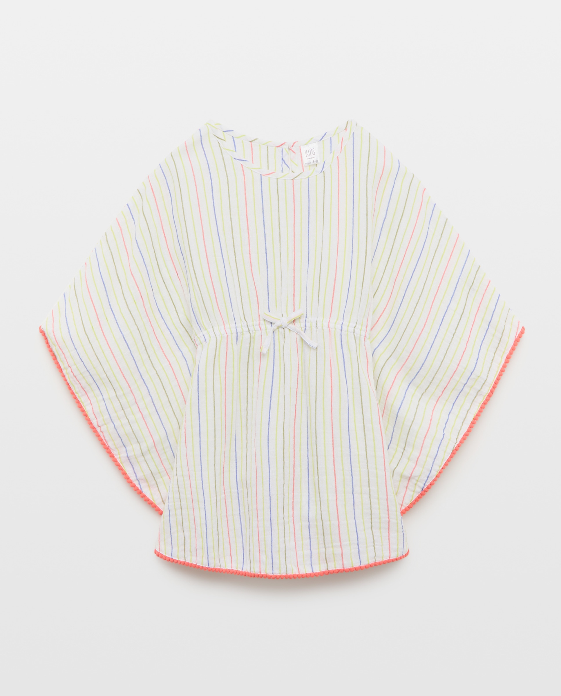Vestido Kaftan às Riscas Kids El Corte Inglés Multicolor-4