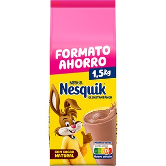 cacao en polvo instantáneo sin gluten Edición Limitada bolsa 1,5 kg - Nestle Nesquik