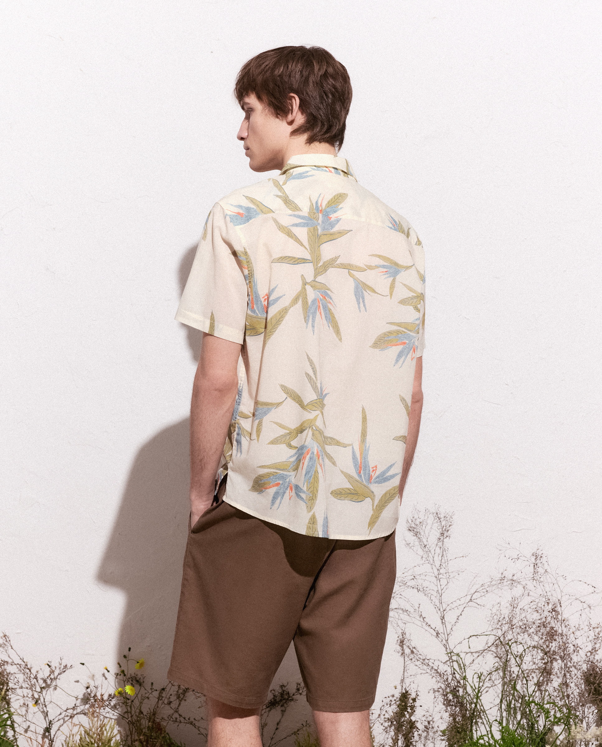 Camisa de Manga Curta 660 Laranja-3