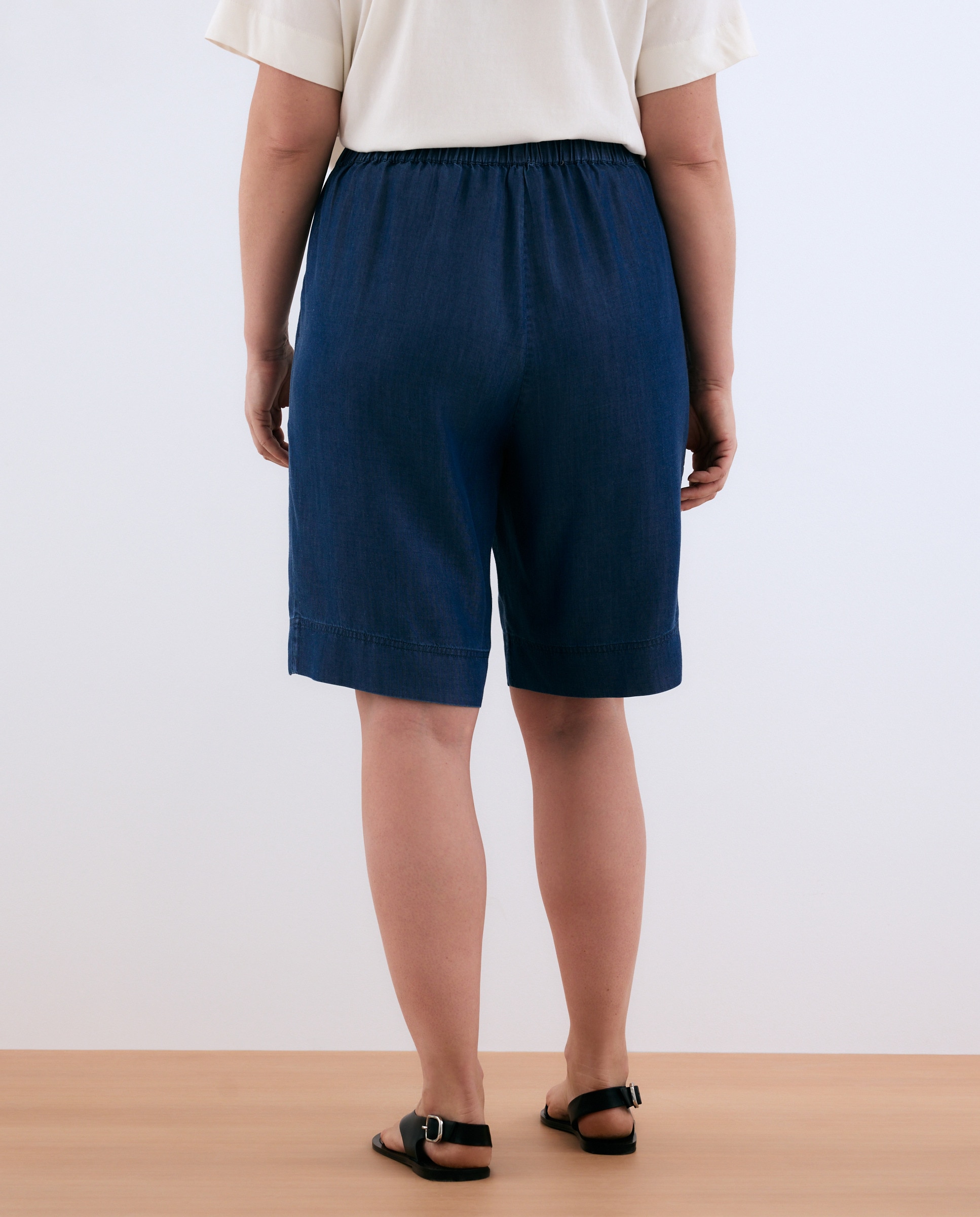 Bermudas de Lyocell 400 Azul-3