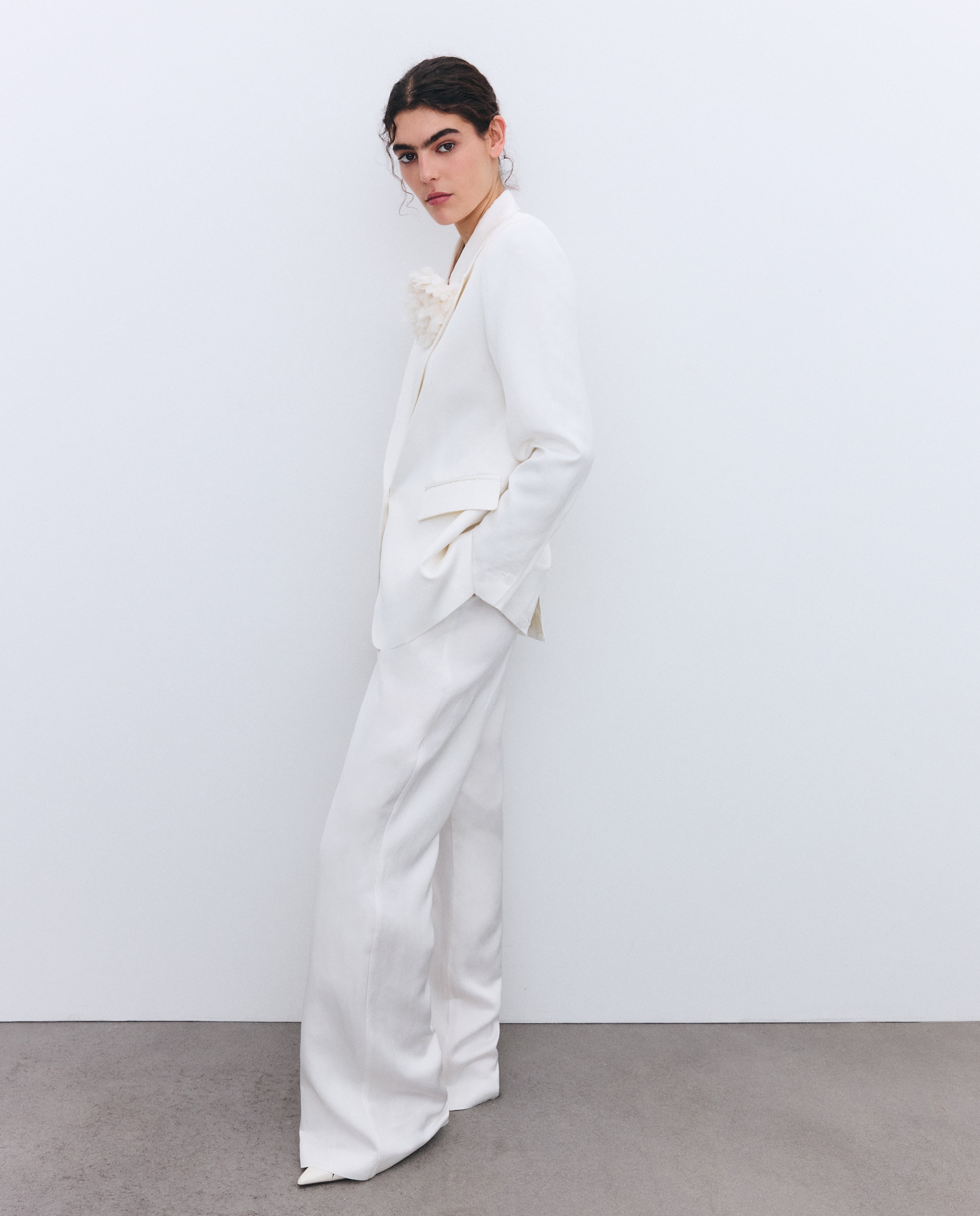 Imagem 0 de Calças de Fato Acetinadas