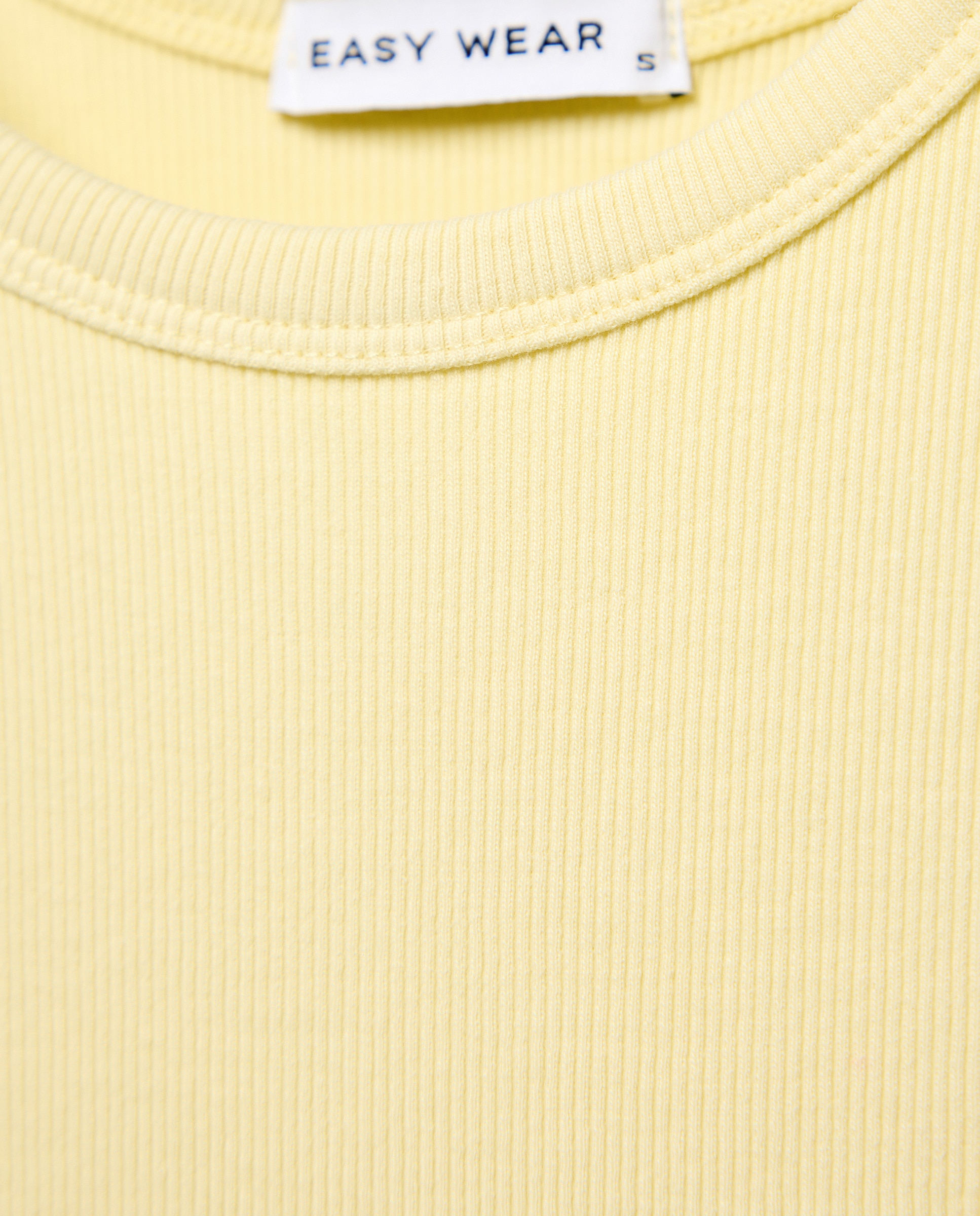 T-shirt Lisa sem Mangas 300 Amarelo-5