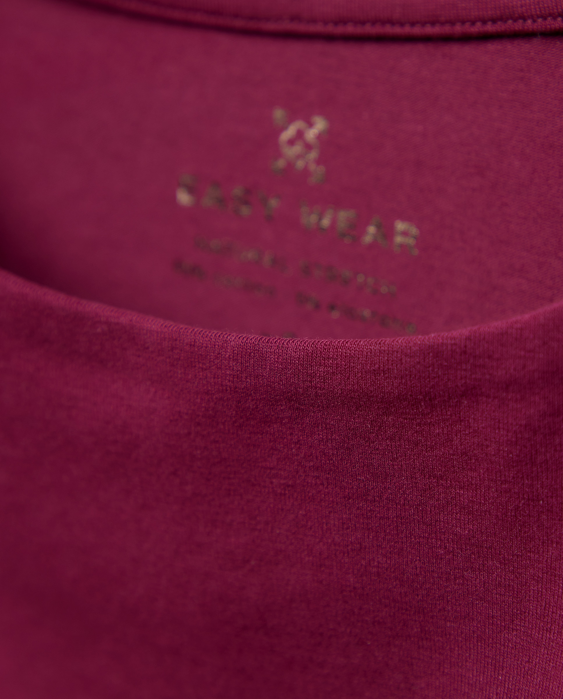 T-shirt de Alças Basic Bordeaux-5