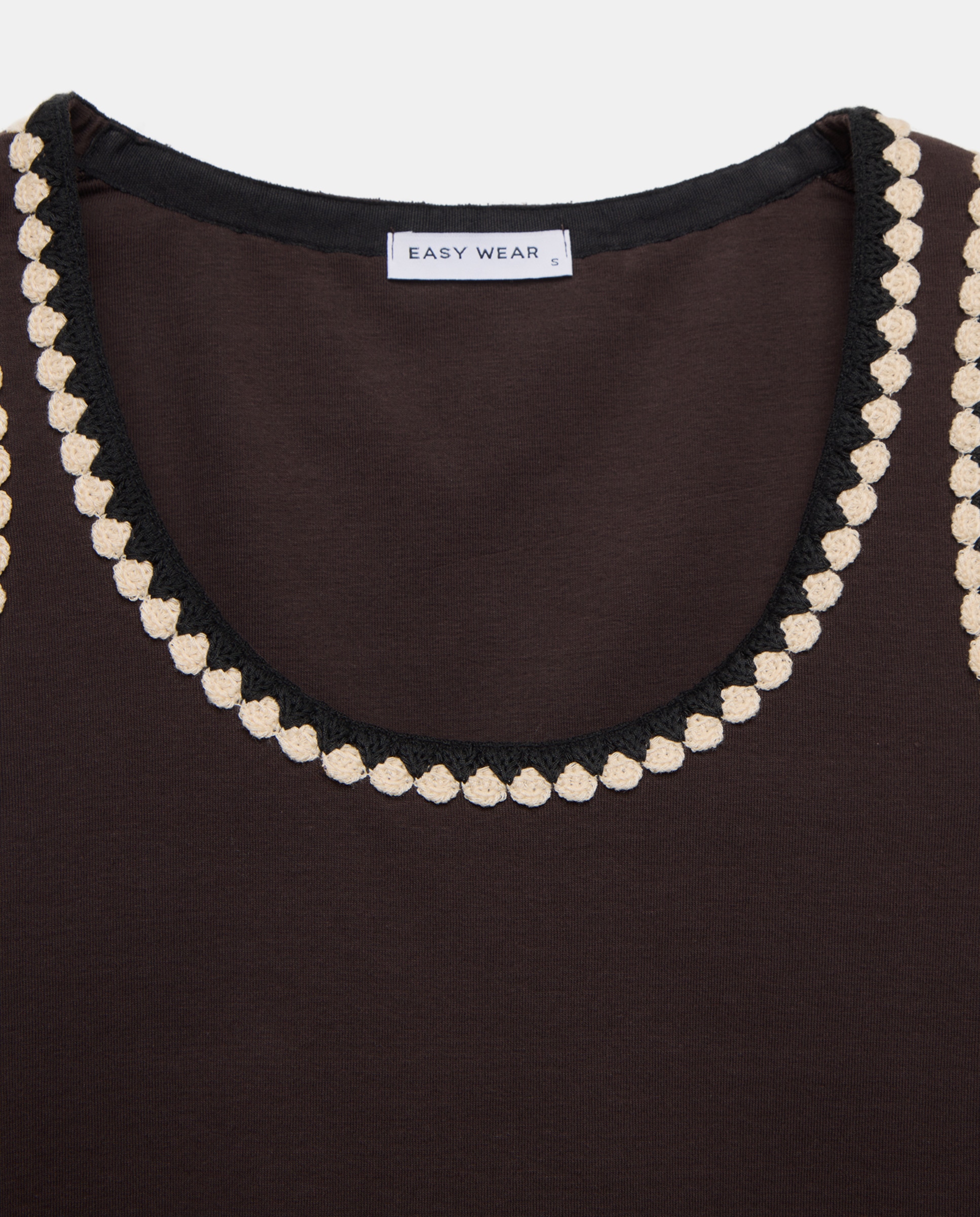 T-shirt de Alças Chocolate-5