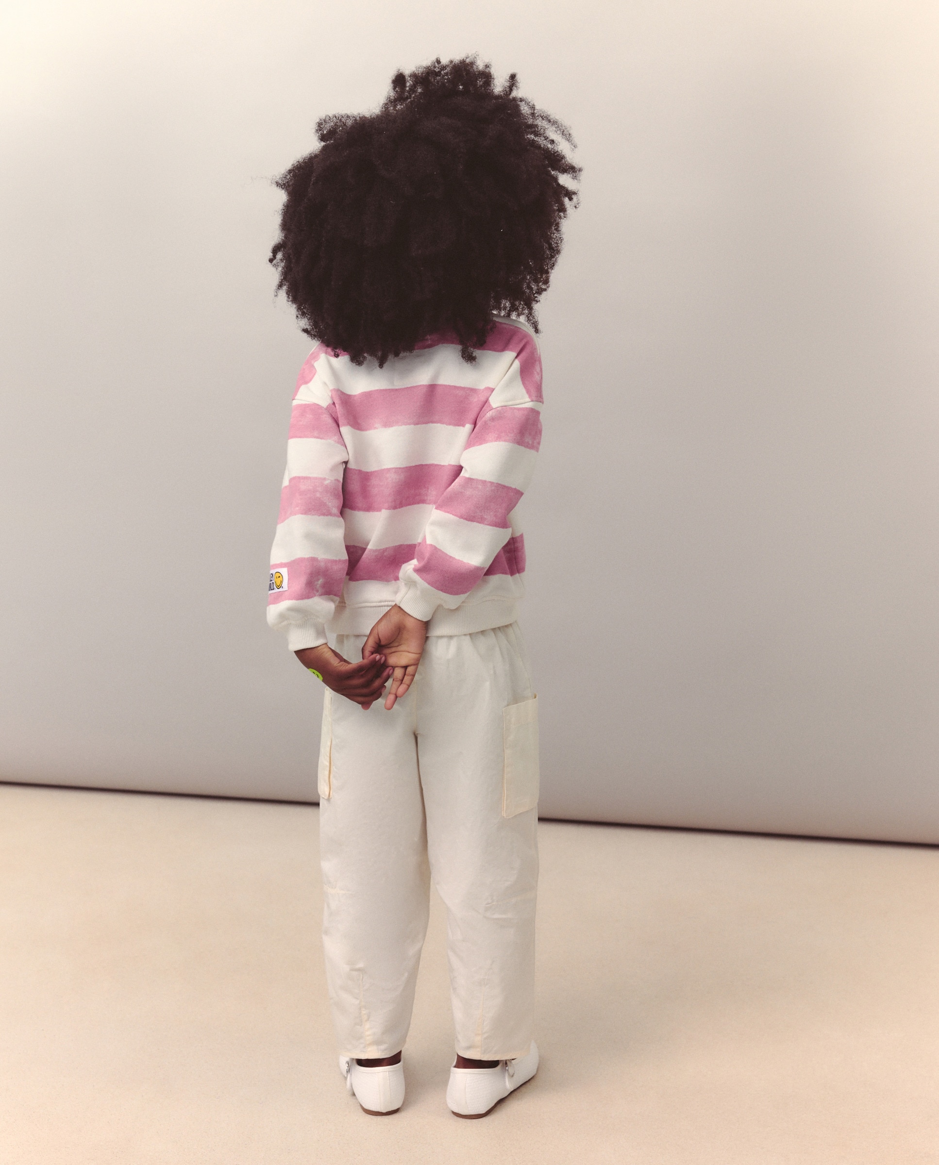 Calças Cargo com Cós Elástico 120 Cru-3