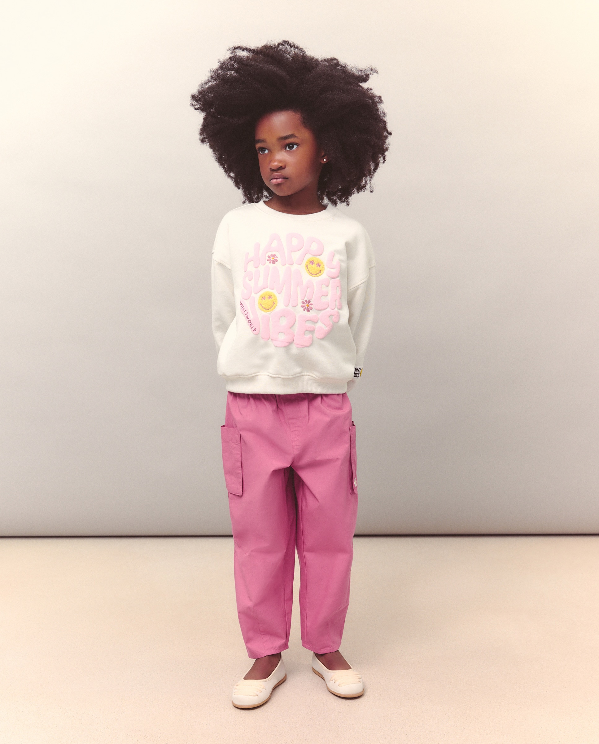 Sweatshirt com Estampado Posicional Kids El Corte Inglés Branco-2