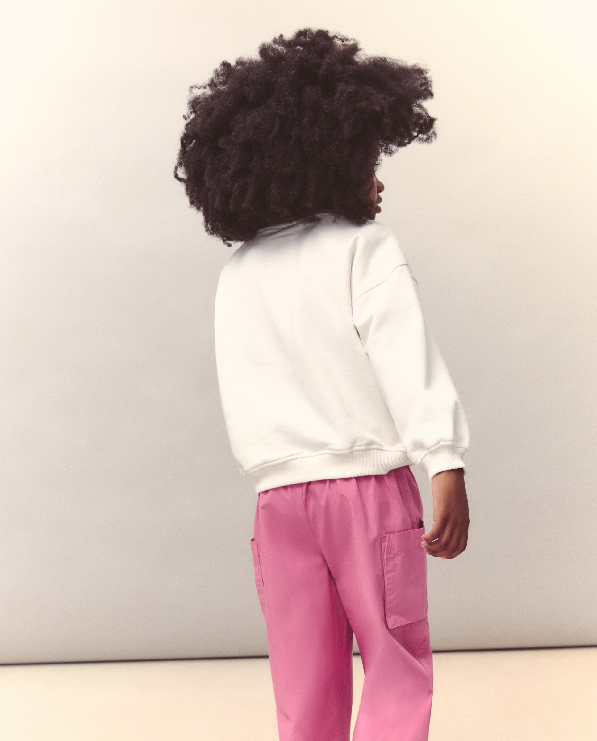 Sweatshirt com Estampado Posicional Kids El Corte Inglés Branco-3