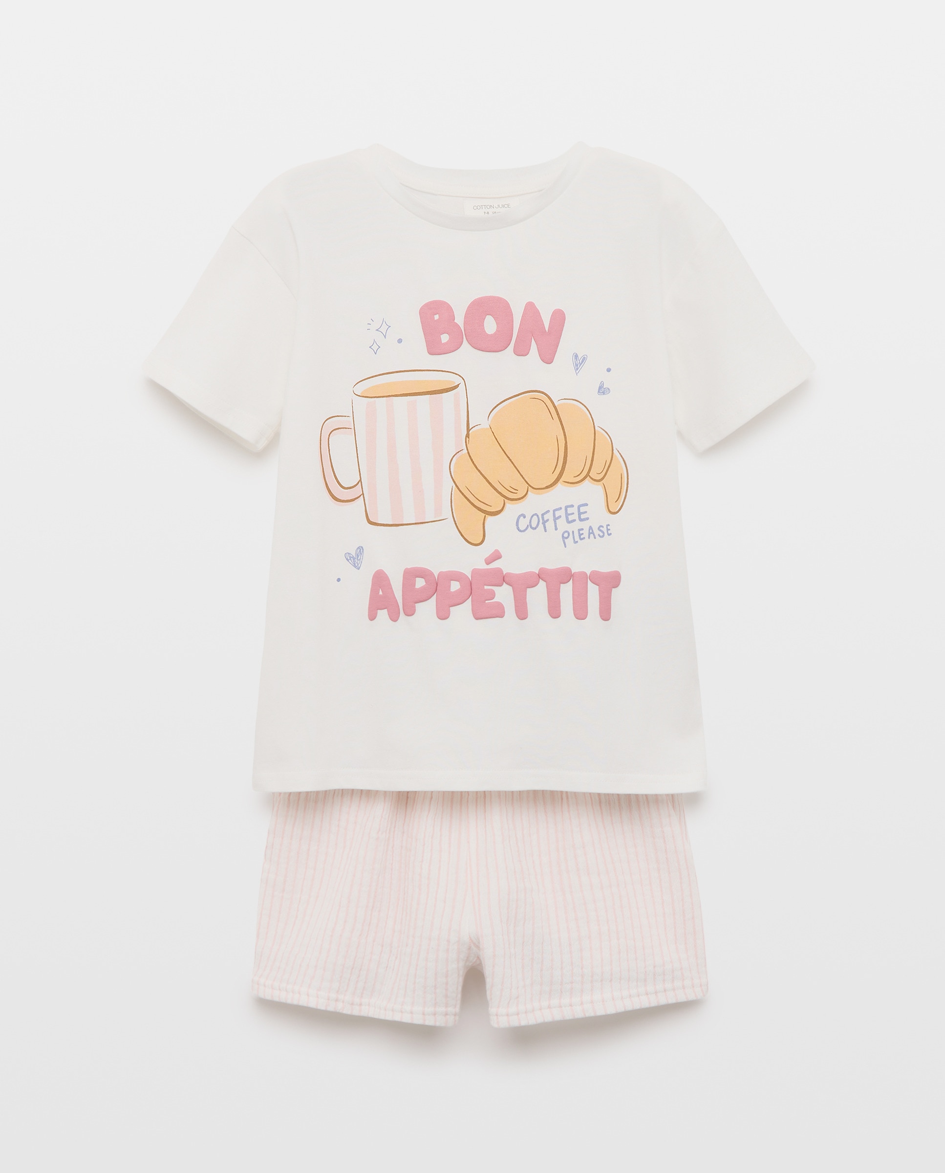 Imagem 0 de Pijama Misto com Calças de Chiffon e Fantasia