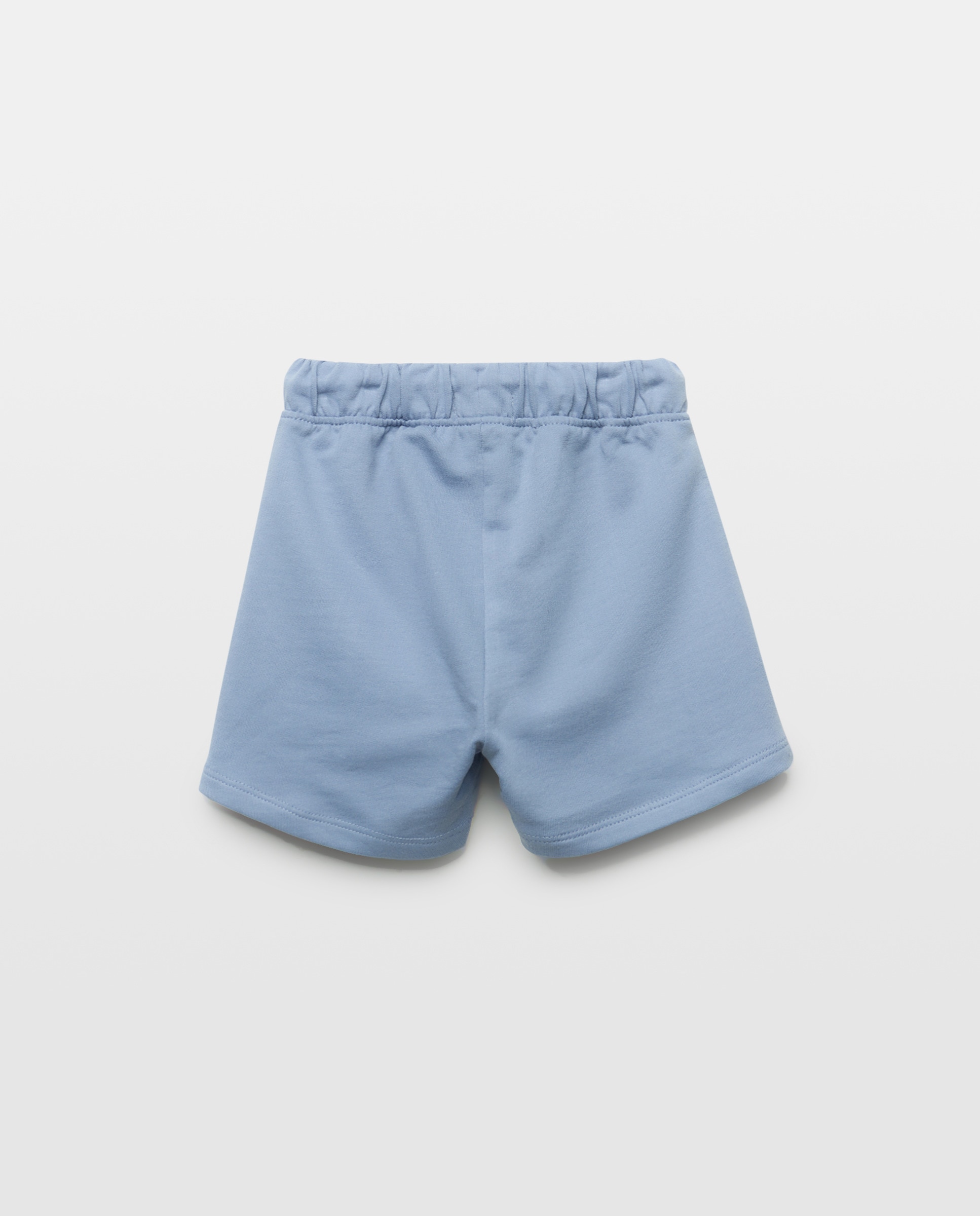 Pack 2 bermudas de bebé felpa 400 Azul-2