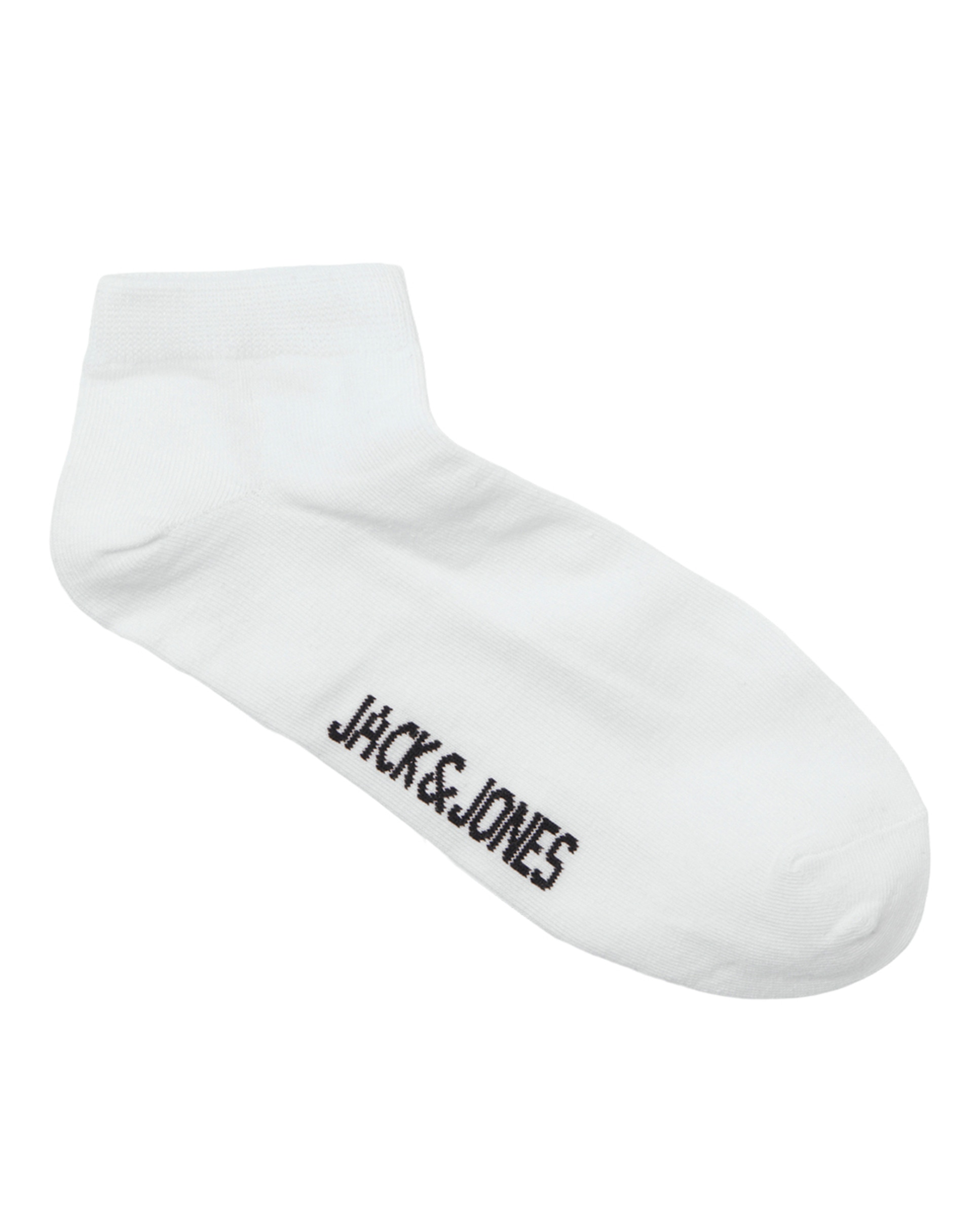 Pack de Três Pares de Meias de Treino de Cano Baixo Branco-3